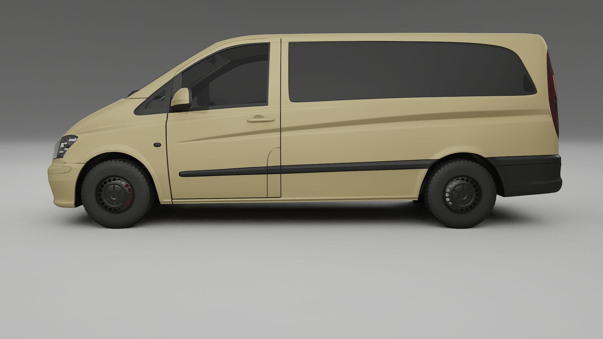 Mercedes Vito Short W639 facelift LCI Film de Protecție pentru Vopsea TPU | SAND PPF cu Schimbare de Culoare – Kit Complet Pr