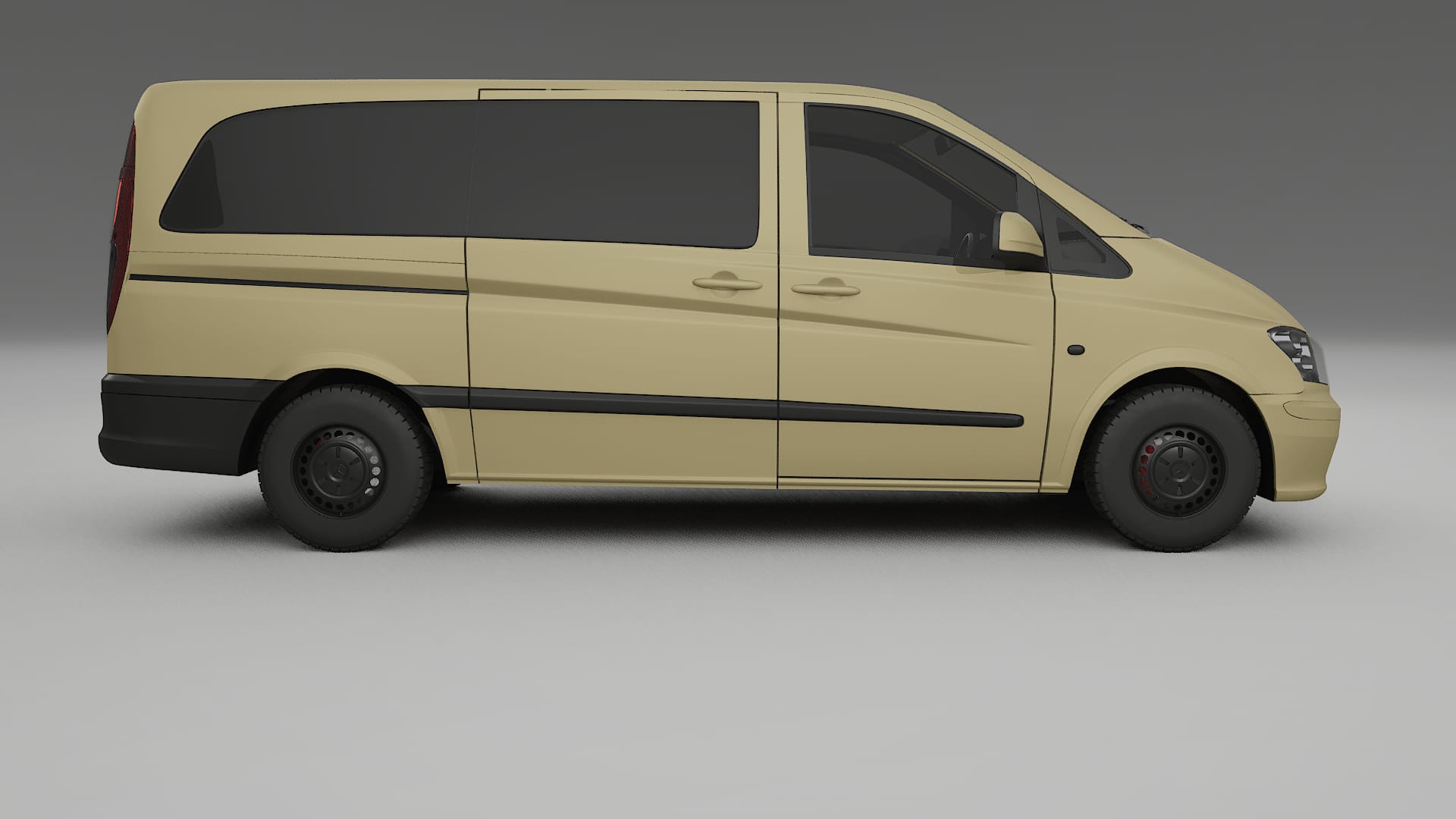 Mercedes Vito Short W639 facelift LCI Film de Protecție pentru Vopsea TPU | SAND PPF cu Schimbare de Culoare – Kit Complet Pr