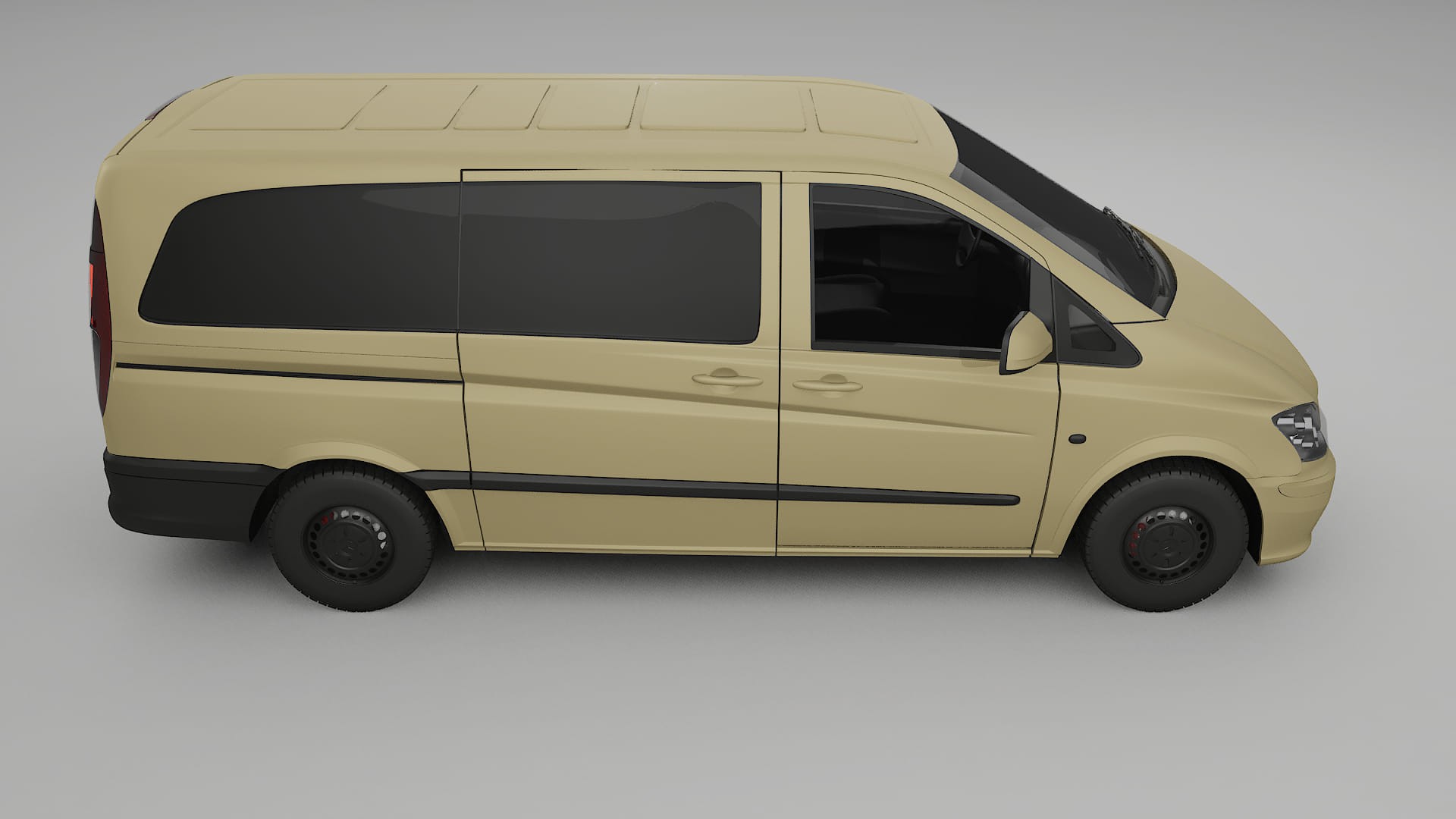 Mercedes Vito Short W639 facelift LCI Film de Protecție pentru Vopsea TPU | SAND PPF cu Schimbare de Culoare – Kit Complet Pr