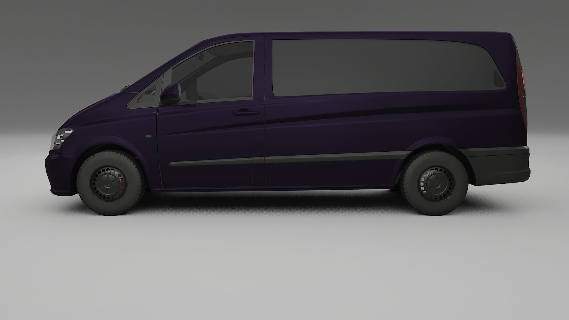 Mercedes Vito Short W639 facelift LCI Film de Protecție pentru Vopsea TPU | VIOLET PPF cu Schimbare de Culoare – Kit Complet 