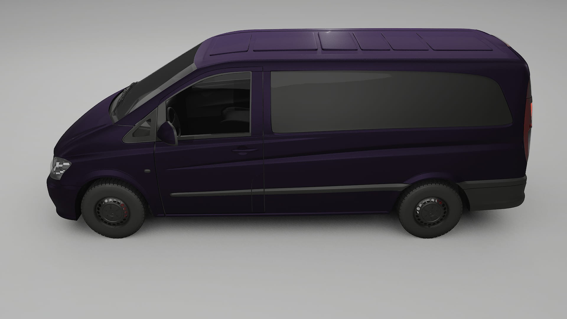 Mercedes Vito Short W639 facelift LCI Film de Protecție pentru Vopsea TPU | VIOLET PPF cu Schimbare de Culoare – Kit Complet 
