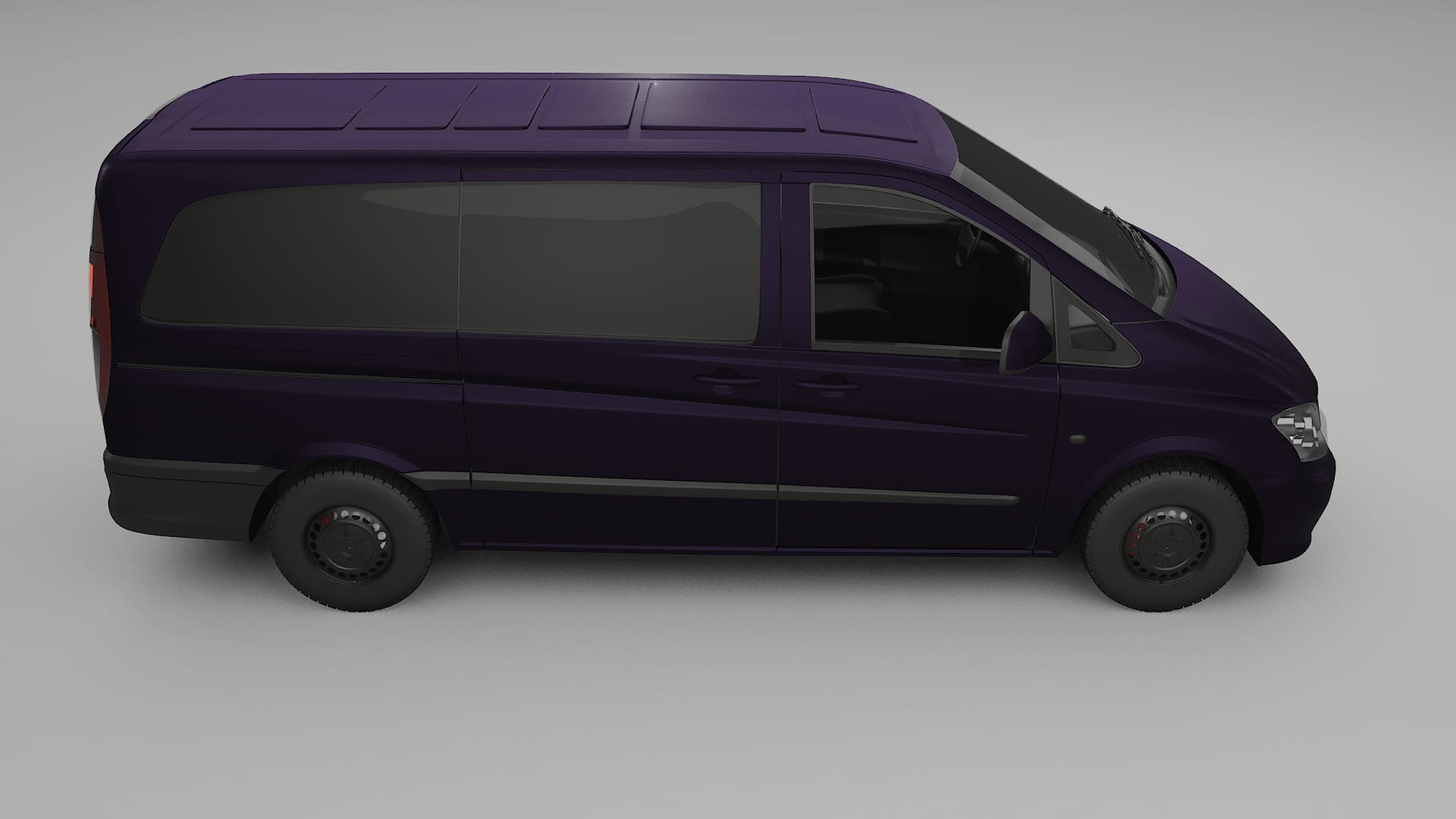 Mercedes Vito Short W639 facelift LCI Film de Protecție pentru Vopsea TPU | VIOLET PPF cu Schimbare de Culoare – Kit Complet 