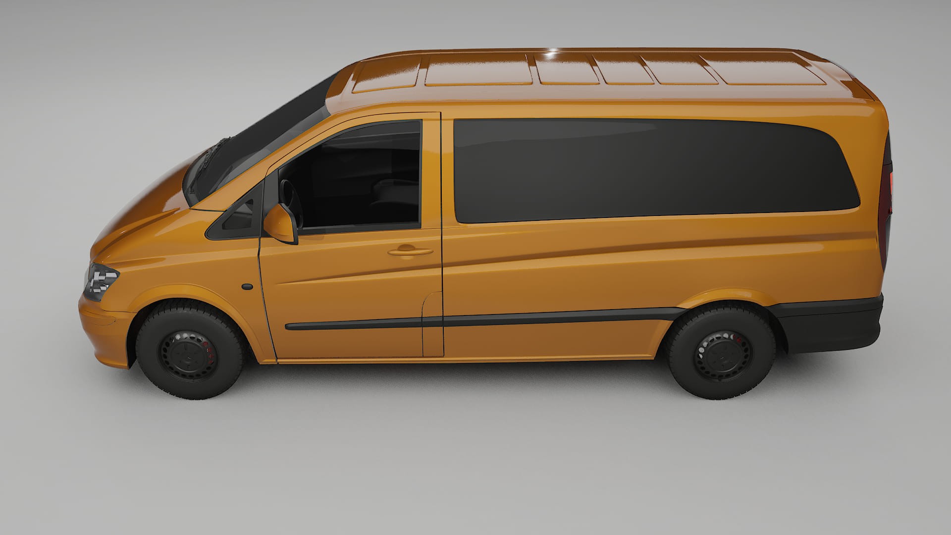 Mercedes Vito Short W639 facelift LCI Film de Protecție pentru Vopsea TPU | DAISY PPF cu Schimbare de Culoare – Kit Complet P
