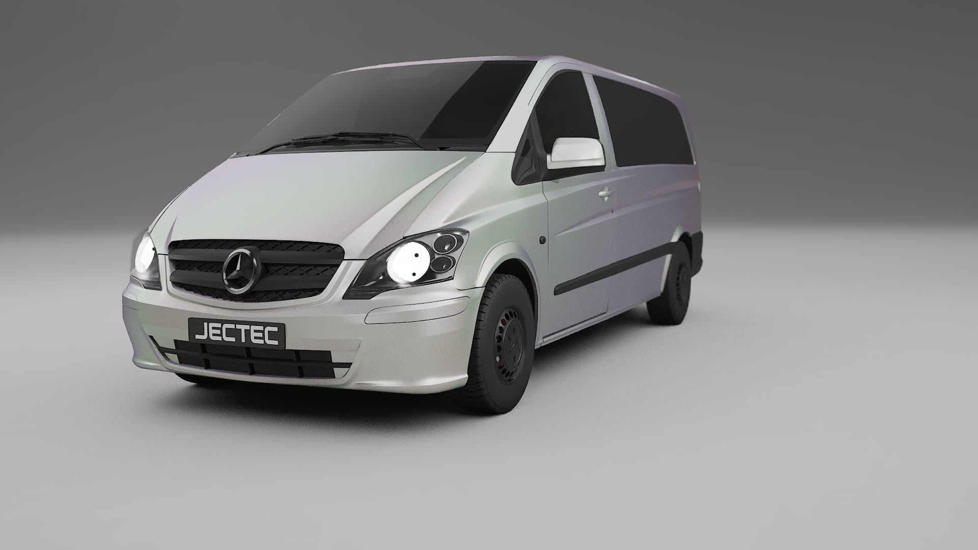 Mercedes Vito Short W639 facelift LCI Film de Protecție pentru Vopsea TPU | NEBULA PPF cu Schimbare de Culoare – Kit Complet 