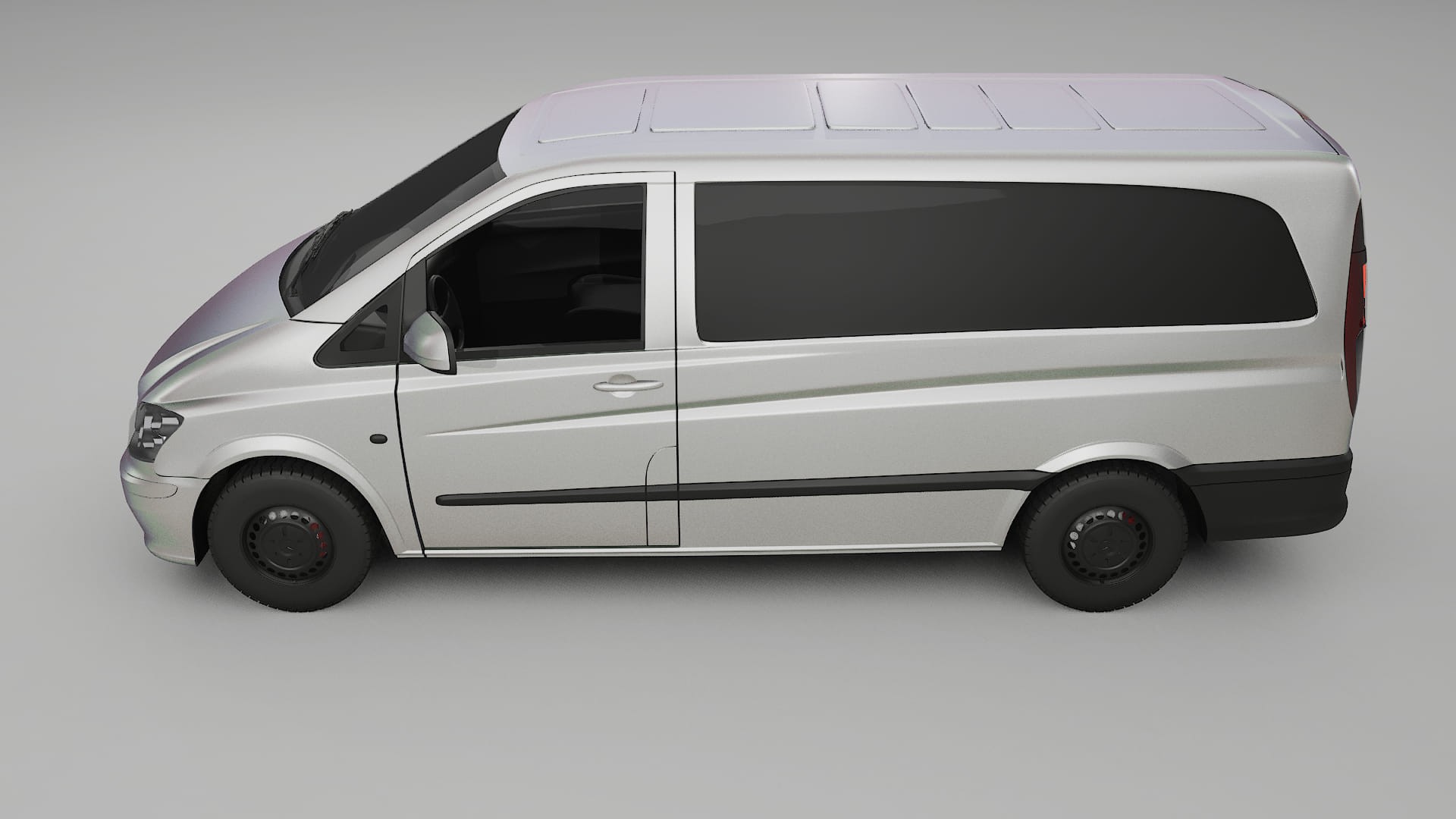 Mercedes Vito Short W639 facelift LCI Film de Protecție pentru Vopsea TPU | NEBULA PPF cu Schimbare de Culoare – Kit Complet 