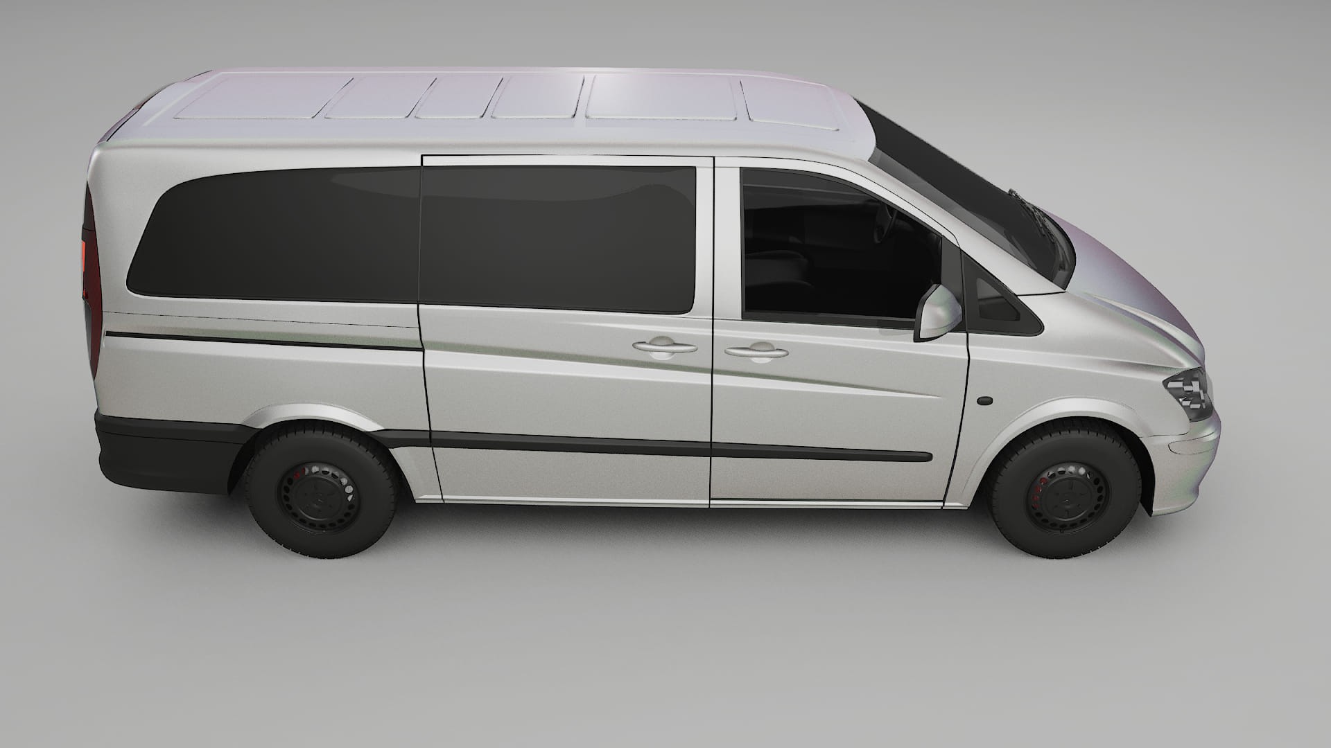 Mercedes Vito Short W639 facelift LCI Film de Protecție pentru Vopsea TPU | NEBULA PPF cu Schimbare de Culoare – Kit Complet 