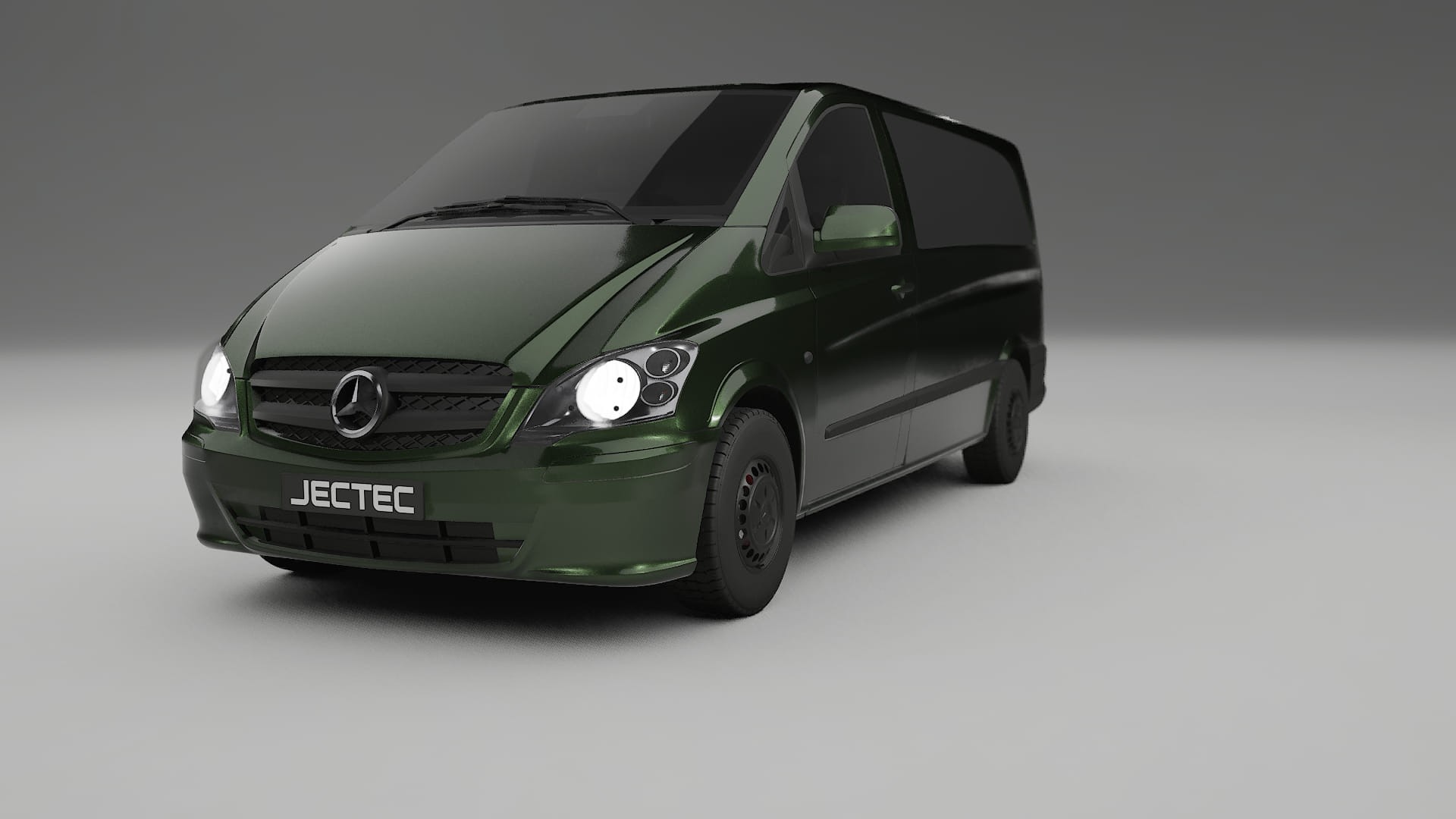 Mercedes Vito Short W639 facelift LCI Film de Protecție pentru Vopsea TPU | LAGOON PPF cu Schimbare de Culoare – Kit Complet 