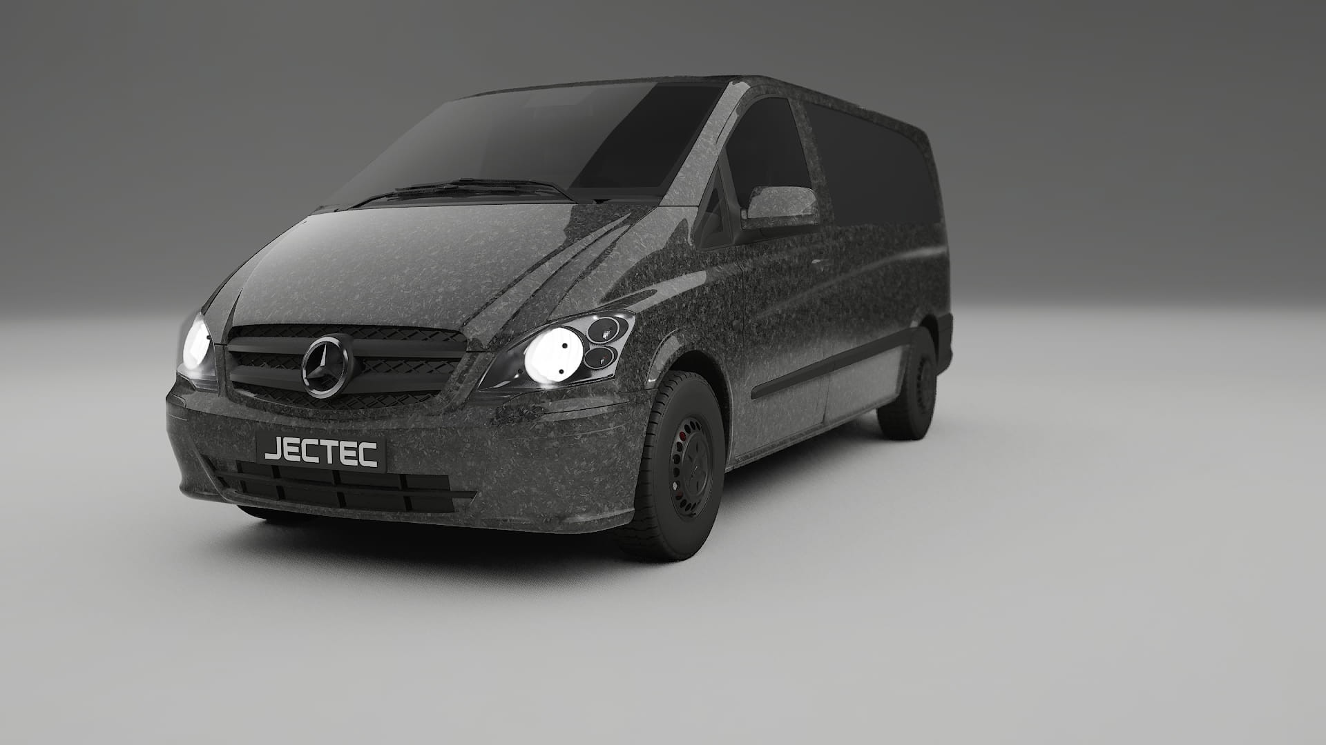 Mercedes Vito Short W639 facelift LCI Film de Protecție pentru Vopsea TPU | FORGED S PPF cu Schimbare de Culoare – Kit Comple
