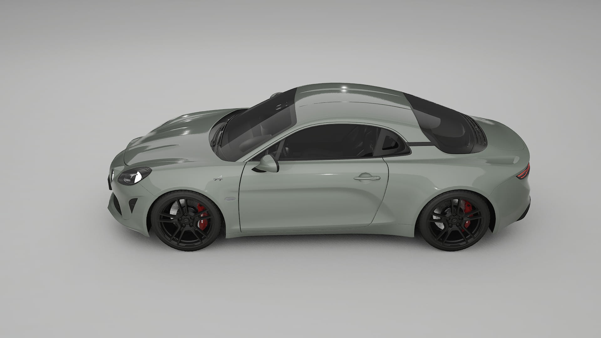 Renault Alpine A110 Film de Protecție pentru Vopsea TPU | SLATE PPF cu Schimbare de Culoare – Kit Complet Predecupat