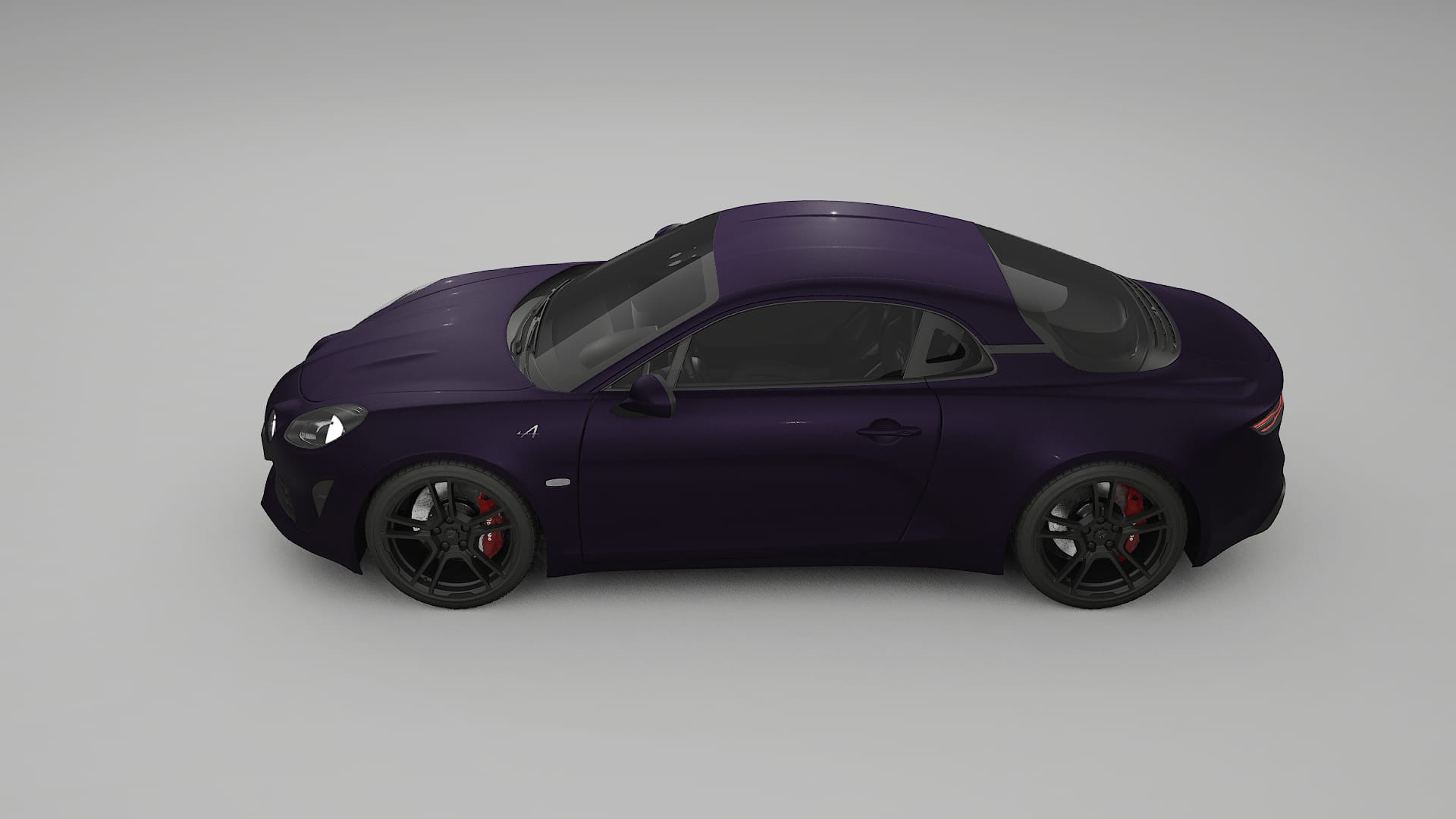 Renault Alpine A110 Film de Protecție pentru Vopsea TPU | VIOLET PPF cu Schimbare de Culoare – Kit Complet Predecupat