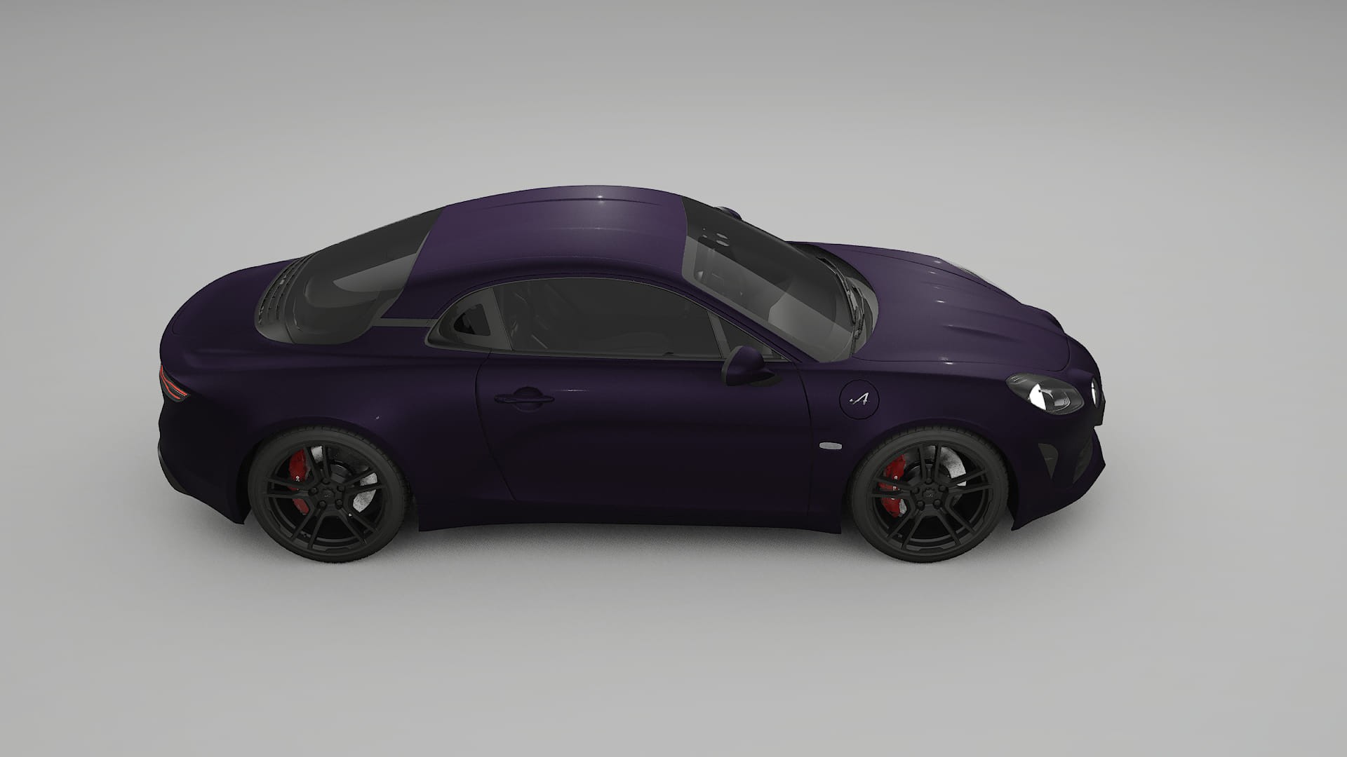 Renault Alpine A110 Film de Protecție pentru Vopsea TPU | VIOLET PPF cu Schimbare de Culoare – Kit Complet Predecupat
