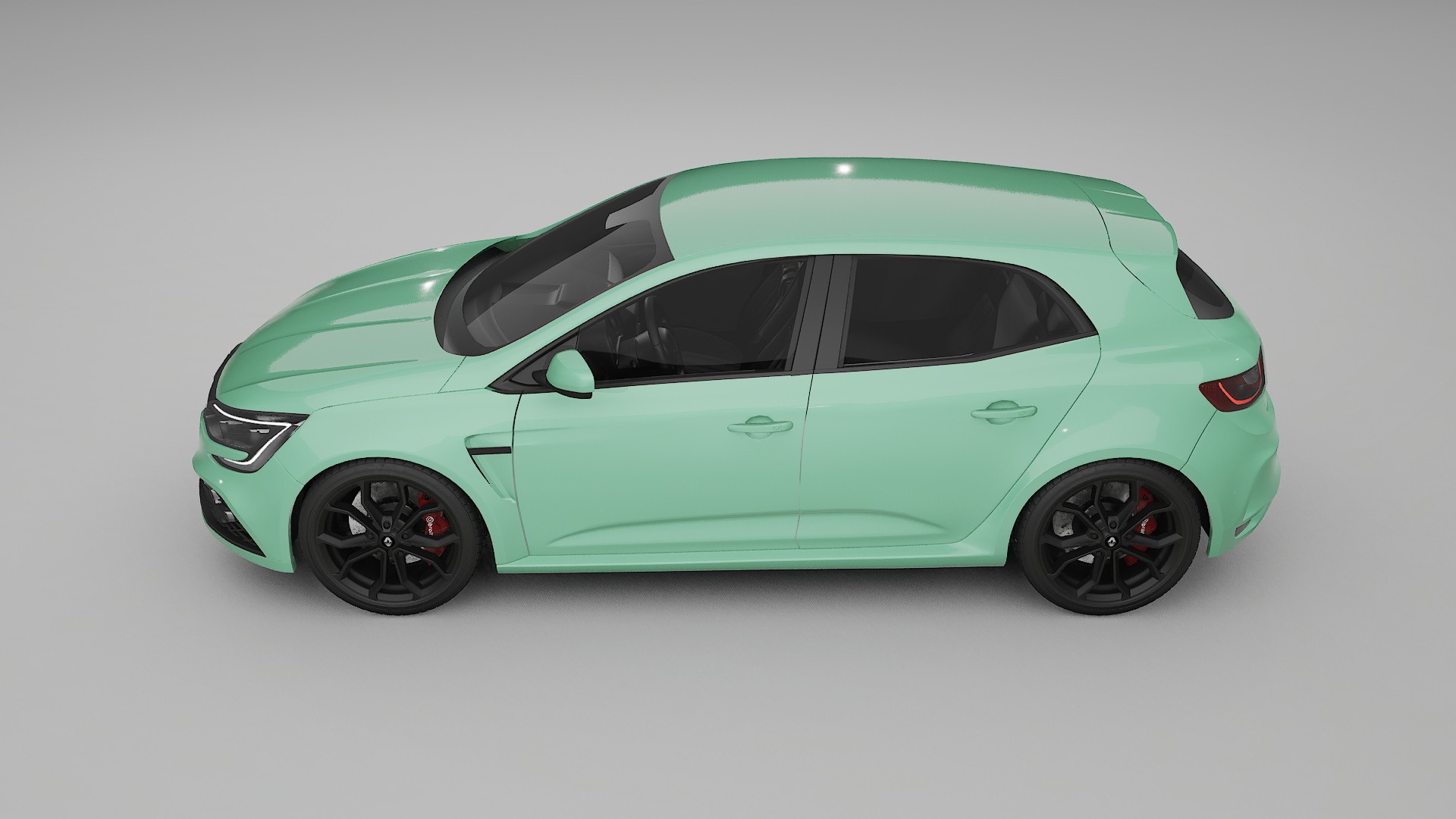 Renault Megane RS IV Film de Protecție pentru Vopsea TPU | DUSTY PPF cu Schimbare de Culoare – Kit Complet Predecupat