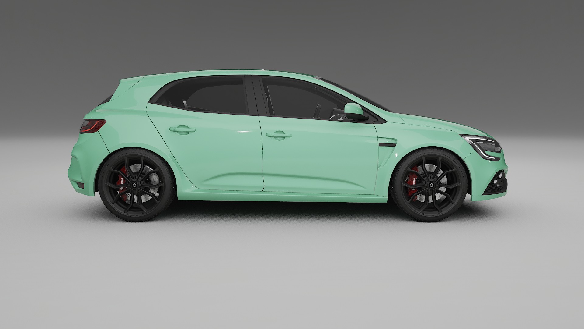 Renault Megane RS IV Film de Protecție pentru Vopsea TPU | DUSTY PPF cu Schimbare de Culoare – Kit Complet Predecupat