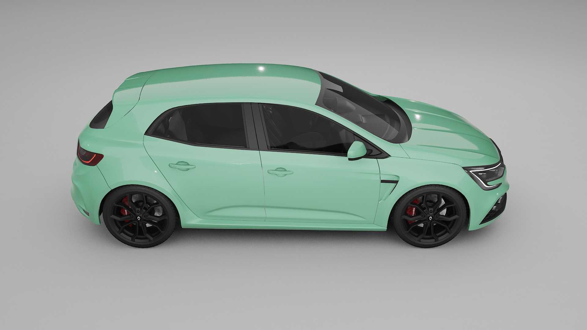 Renault Megane RS IV Film de Protecție pentru Vopsea TPU | DUSTY PPF cu Schimbare de Culoare – Kit Complet Predecupat