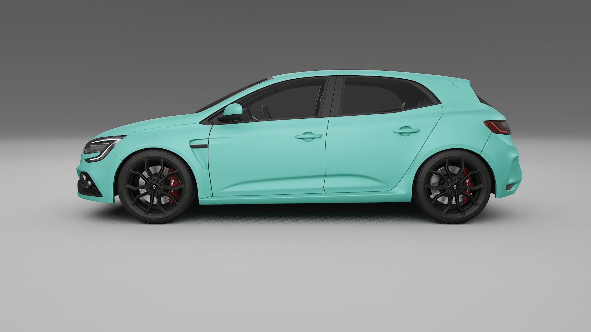 Renault Megane RS IV Film de Protecție pentru Vopsea TPU | FROST PPF cu Schimbare de Culoare – Kit Complet Predecupat