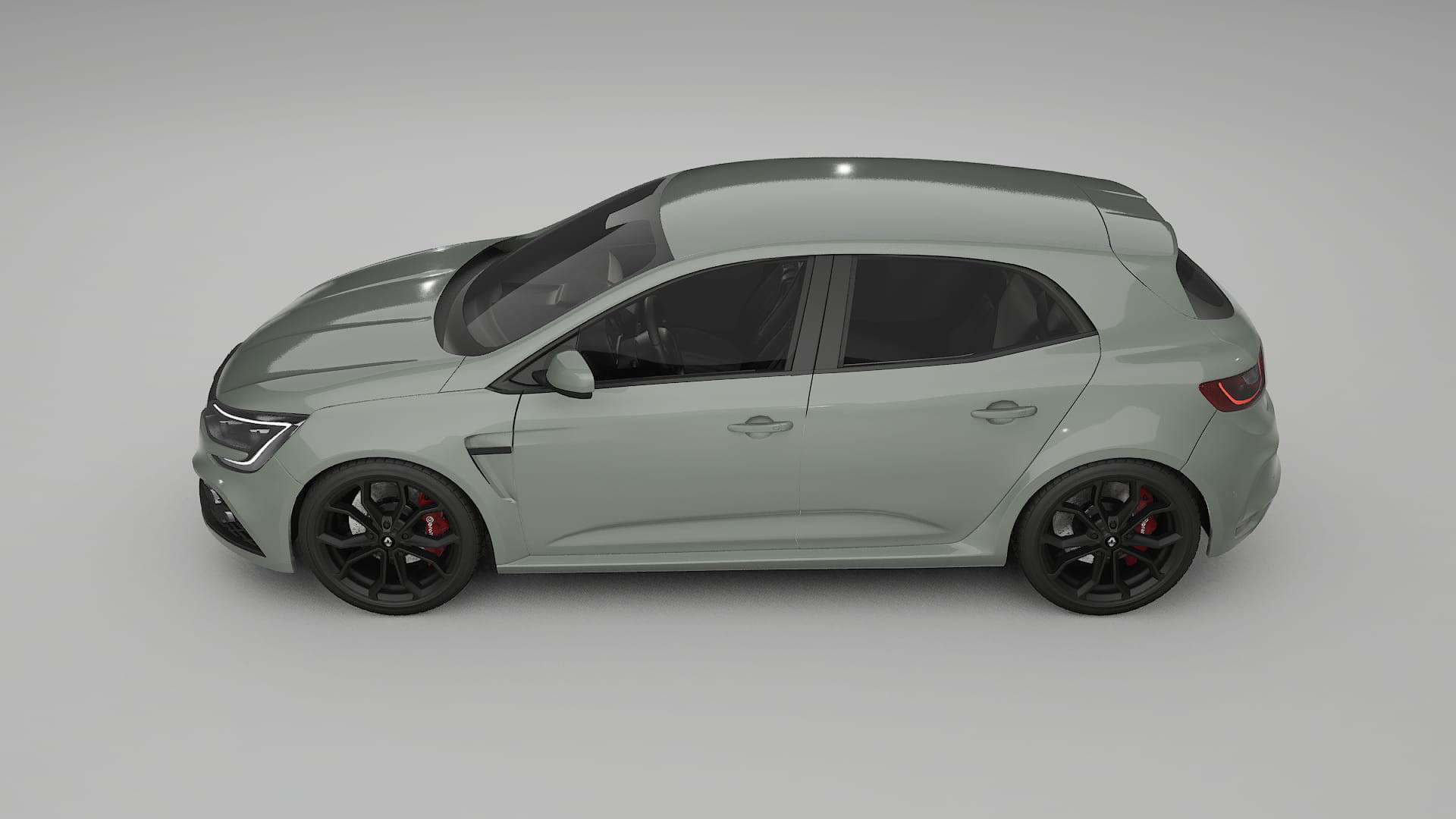 Renault Megane RS IV Film de Protecție pentru Vopsea TPU | SLATE PPF cu Schimbare de Culoare – Kit Complet Predecupat