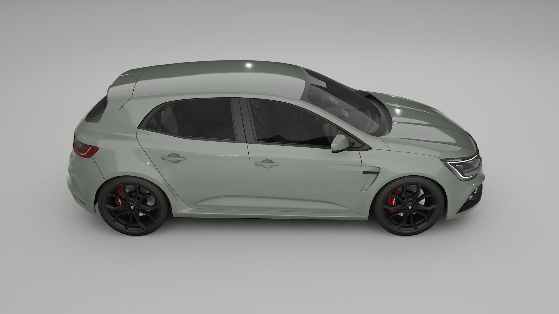 Renault Megane RS IV Film de Protecție pentru Vopsea TPU | SLATE PPF cu Schimbare de Culoare – Kit Complet Predecupat