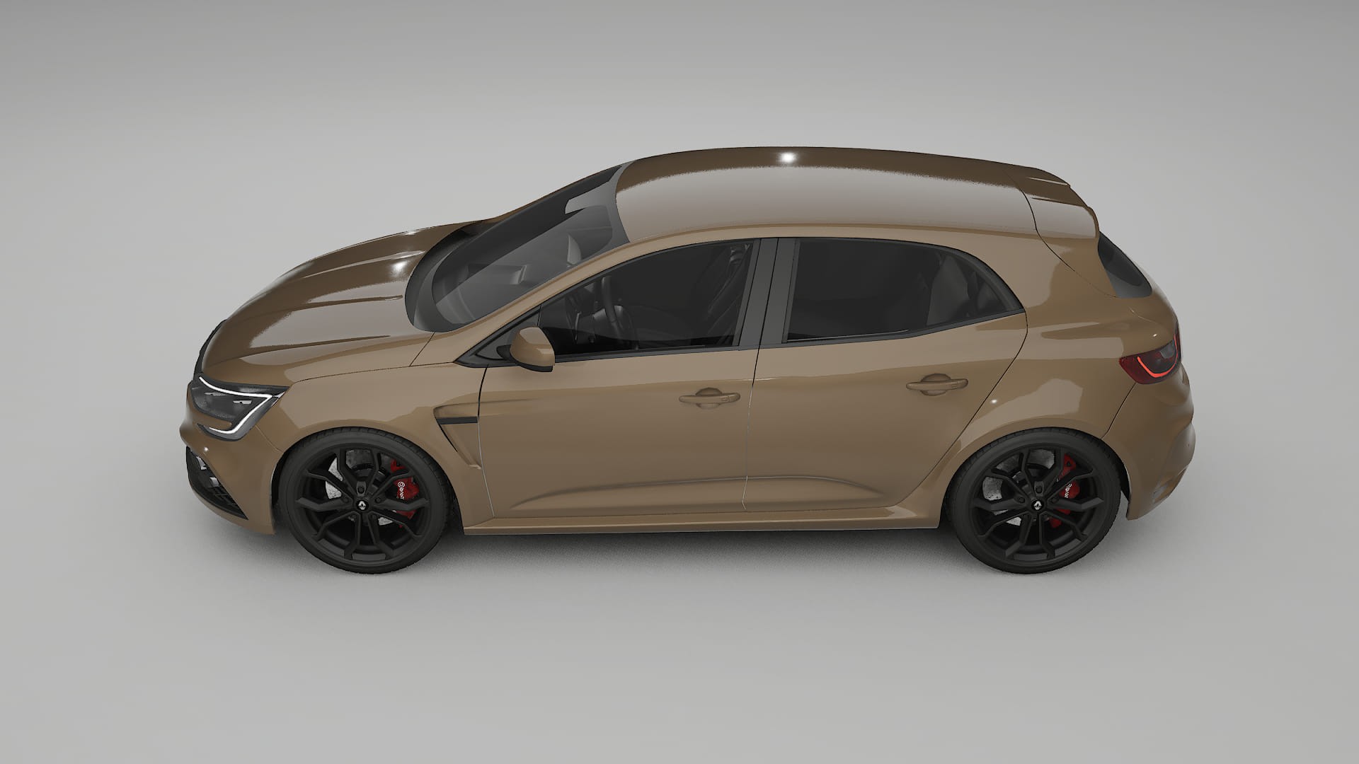 Renault Megane RS IV Film de Protecție pentru Vopsea TPU | SAHARA PPF cu Schimbare de Culoare – Kit Complet Predecupat