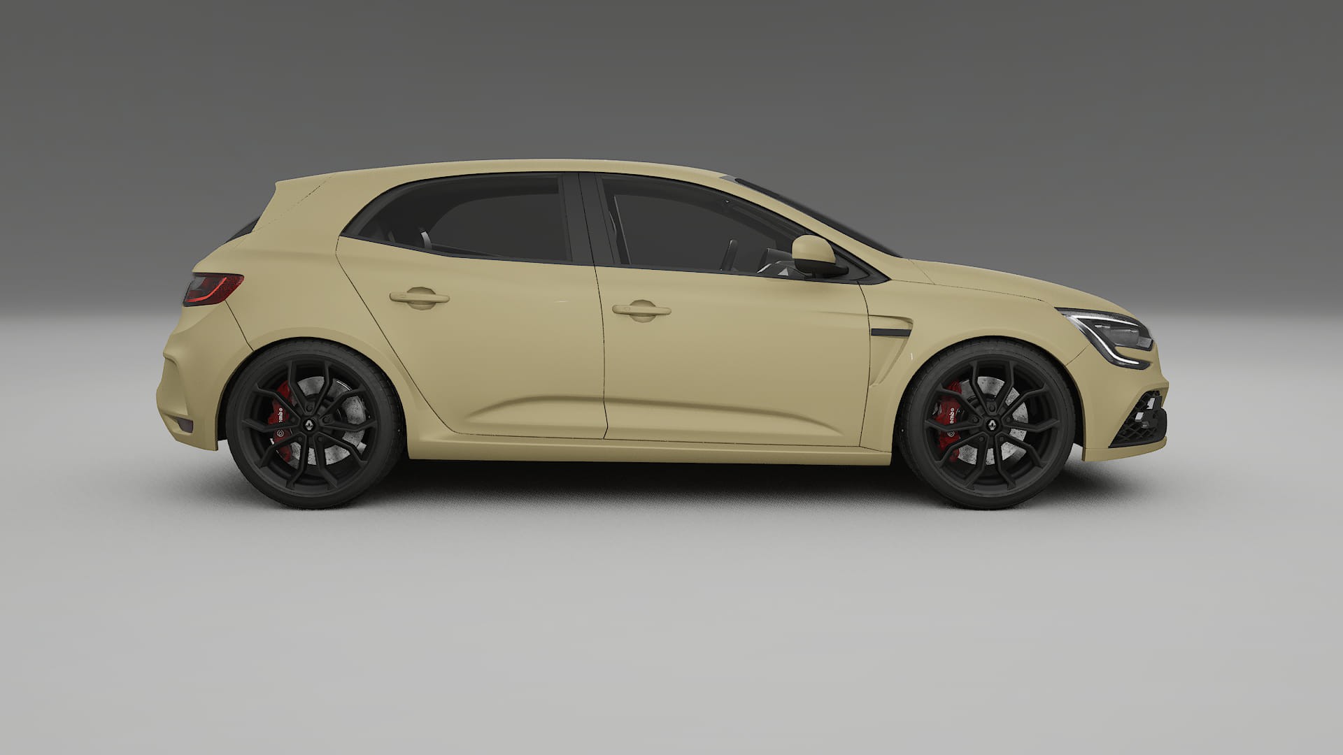 Renault Megane RS IV Film de Protecție pentru Vopsea TPU | SAND PPF cu Schimbare de Culoare – Kit Complet Predecupat