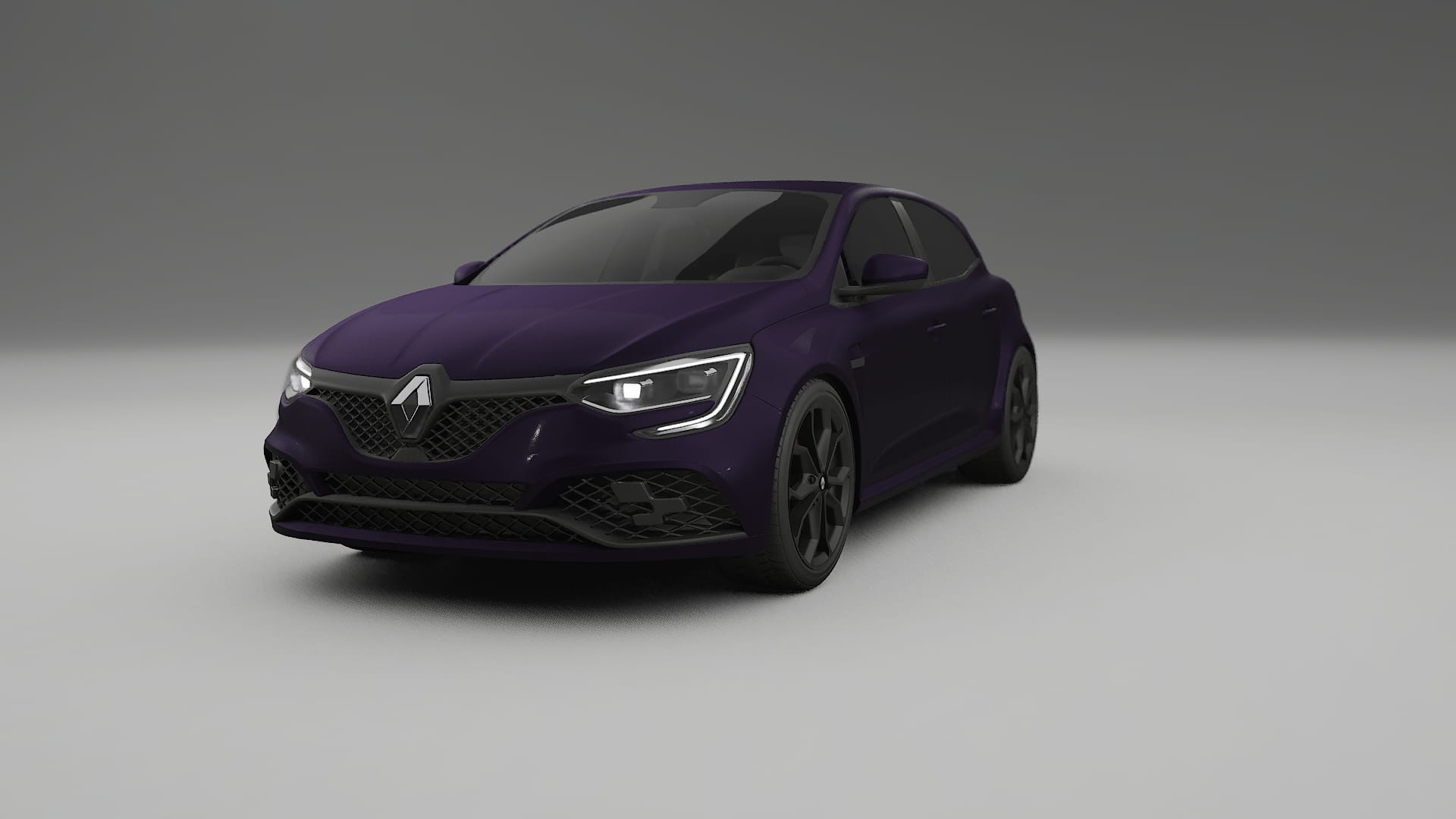 Renault Megane RS IV Film de Protecție pentru Vopsea TPU | VIOLET PPF cu Schimbare de Culoare – Kit Complet Predecupat