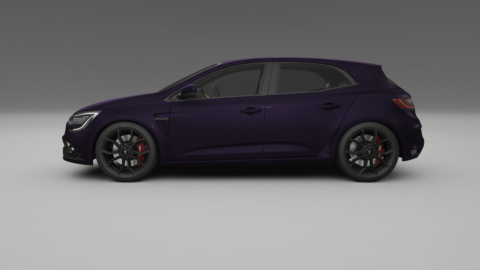 Renault Megane RS IV Film de Protecție pentru Vopsea TPU | VIOLET PPF cu Schimbare de Culoare – Kit Complet Predecupat