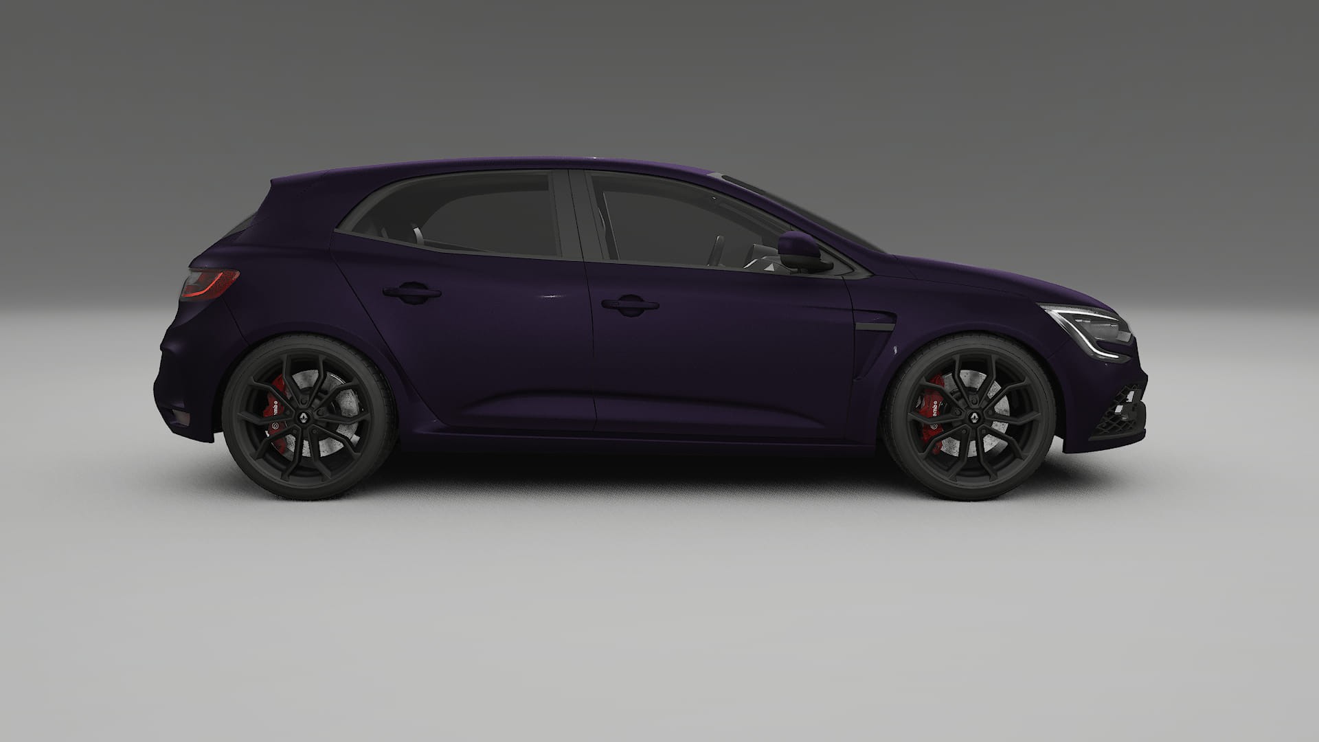 Renault Megane RS IV Film de Protecție pentru Vopsea TPU | VIOLET PPF cu Schimbare de Culoare – Kit Complet Predecupat
