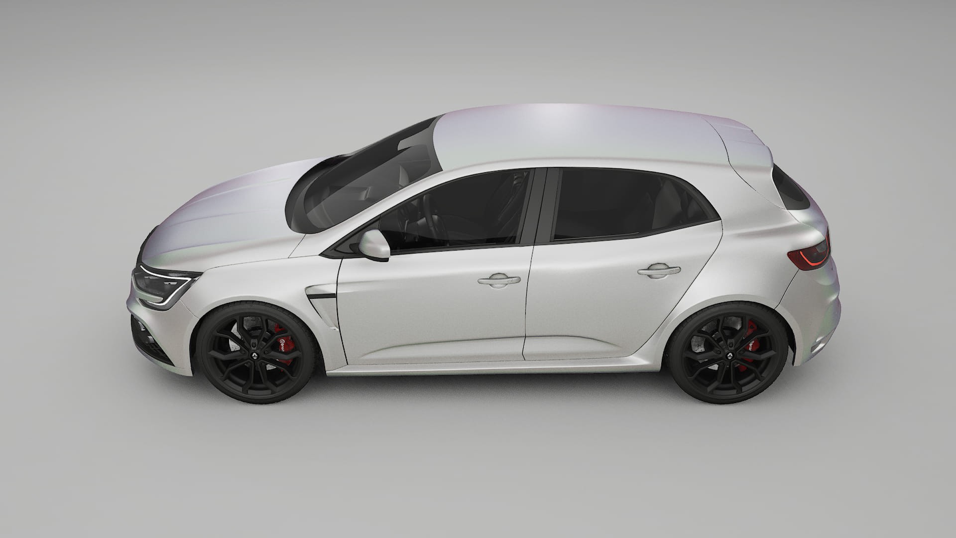 Renault Megane RS IV Film de Protecție pentru Vopsea TPU | NEBULA PPF cu Schimbare de Culoare – Kit Complet Predecupat