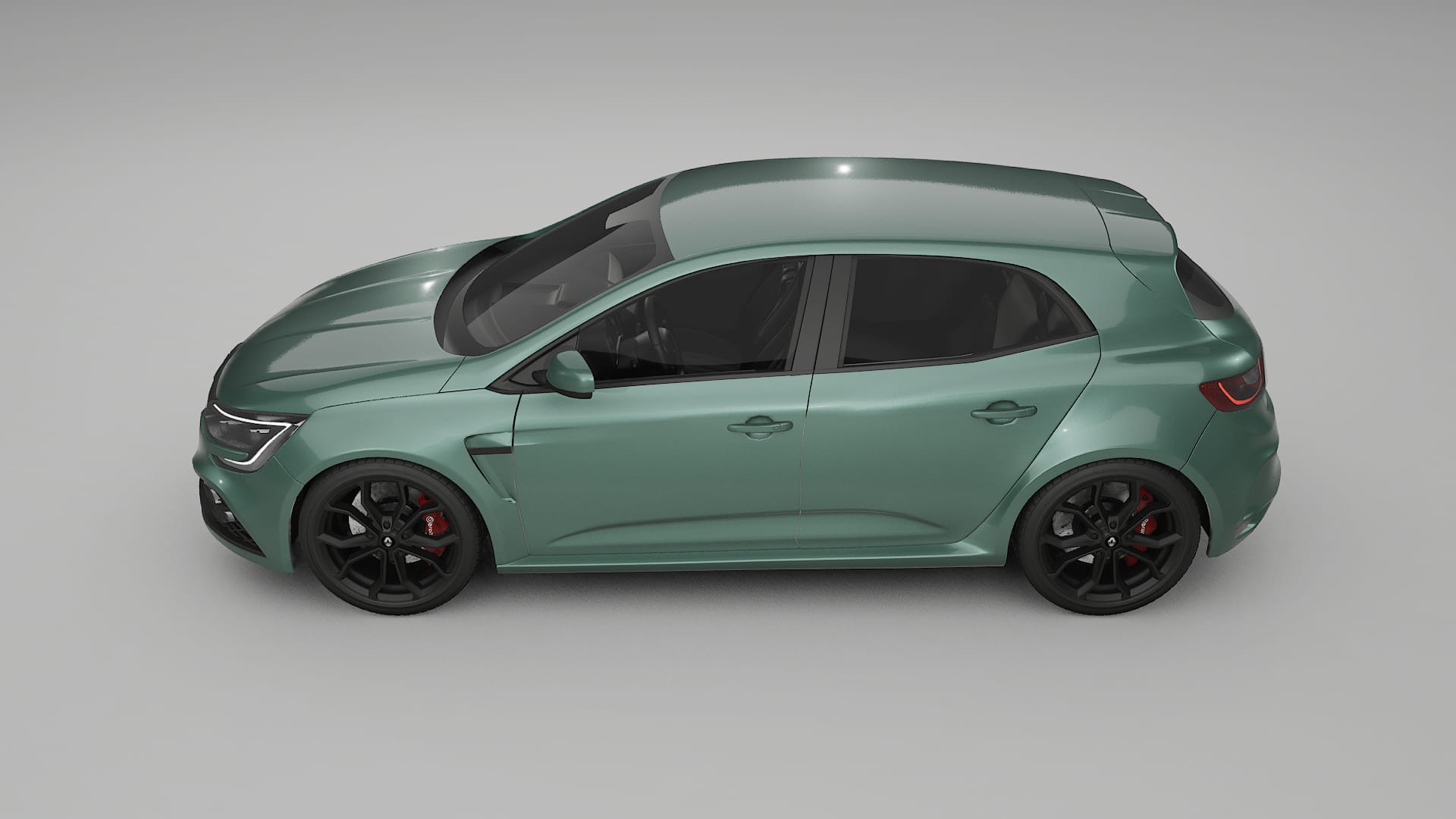 Renault Megane RS IV Film de Protecție pentru Vopsea TPU | EVERGREEN PPF cu Schimbare de Culoare – Kit Complet Predecupat