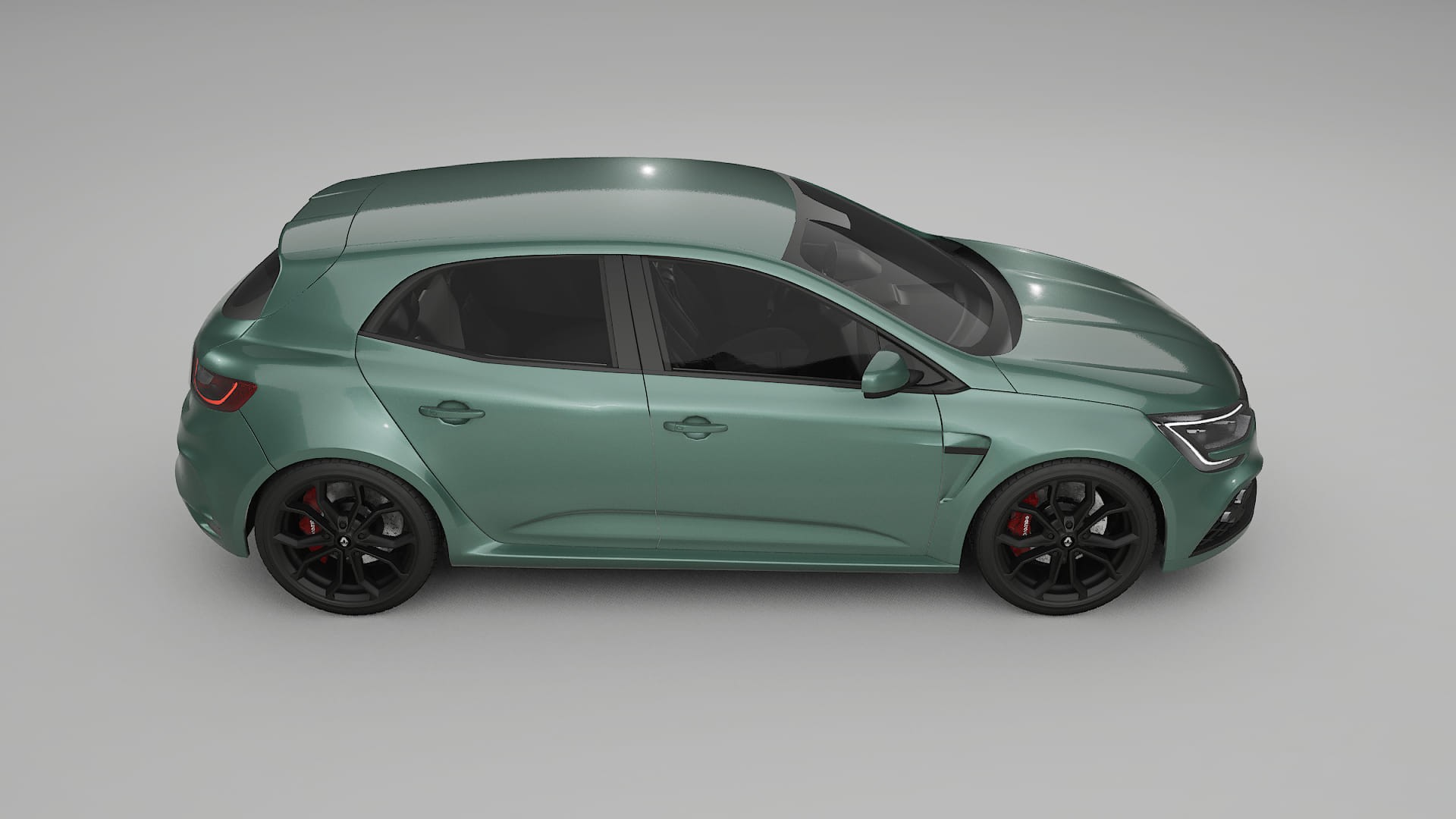 Renault Megane RS IV Film de Protecție pentru Vopsea TPU | EVERGREEN PPF cu Schimbare de Culoare – Kit Complet Predecupat