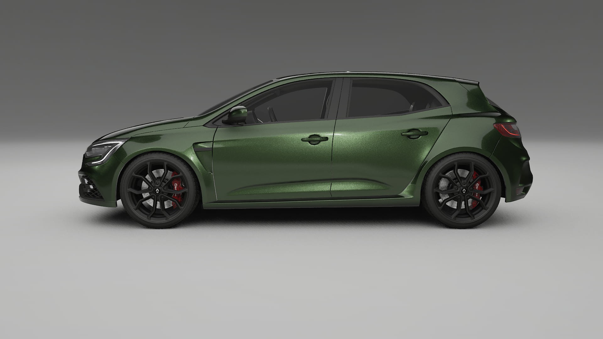 Renault Megane RS IV Film de Protecție pentru Vopsea TPU | LAGOON PPF cu Schimbare de Culoare – Kit Complet Predecupat