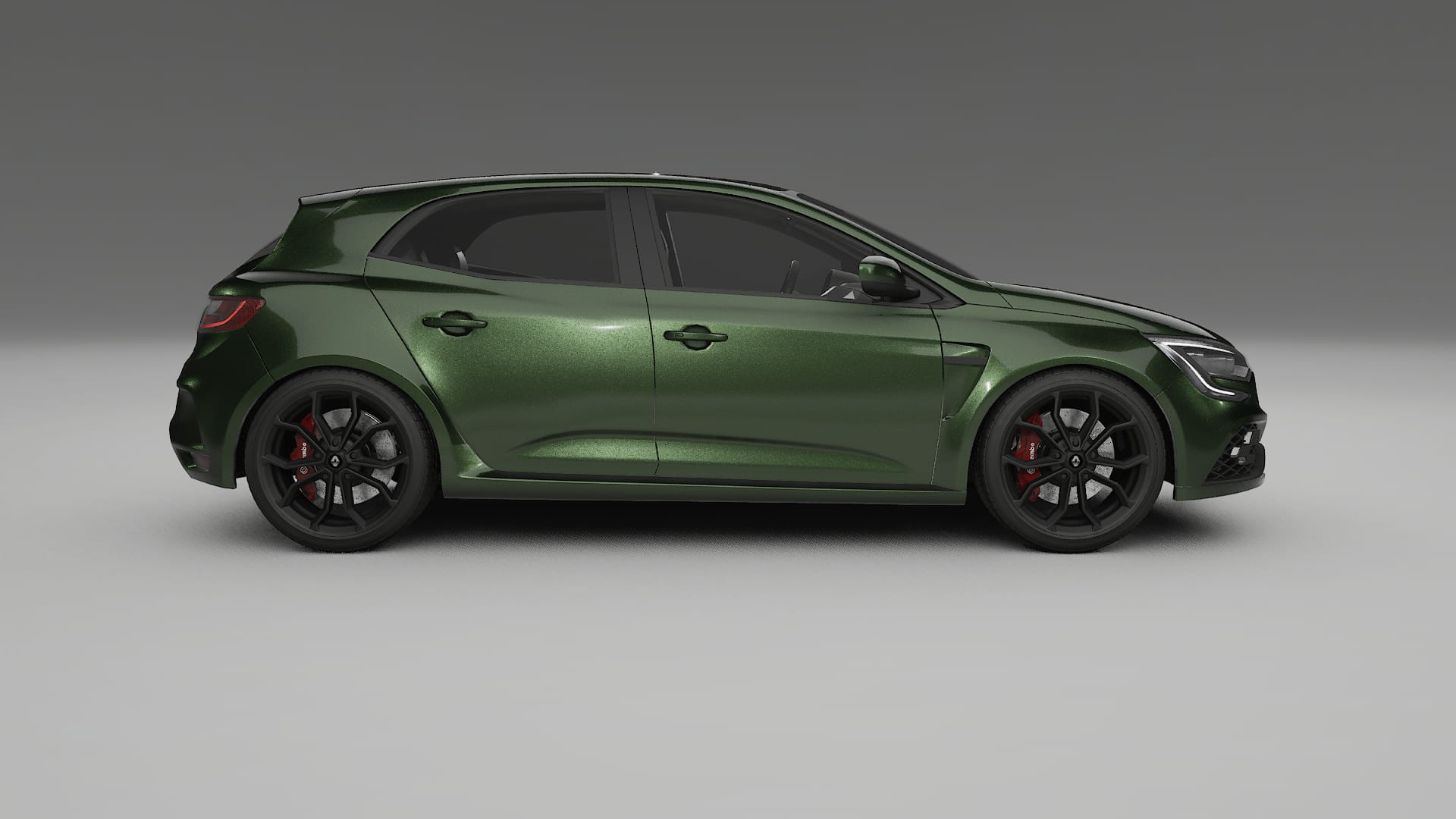 Renault Megane RS IV Film de Protecție pentru Vopsea TPU | LAGOON PPF cu Schimbare de Culoare – Kit Complet Predecupat