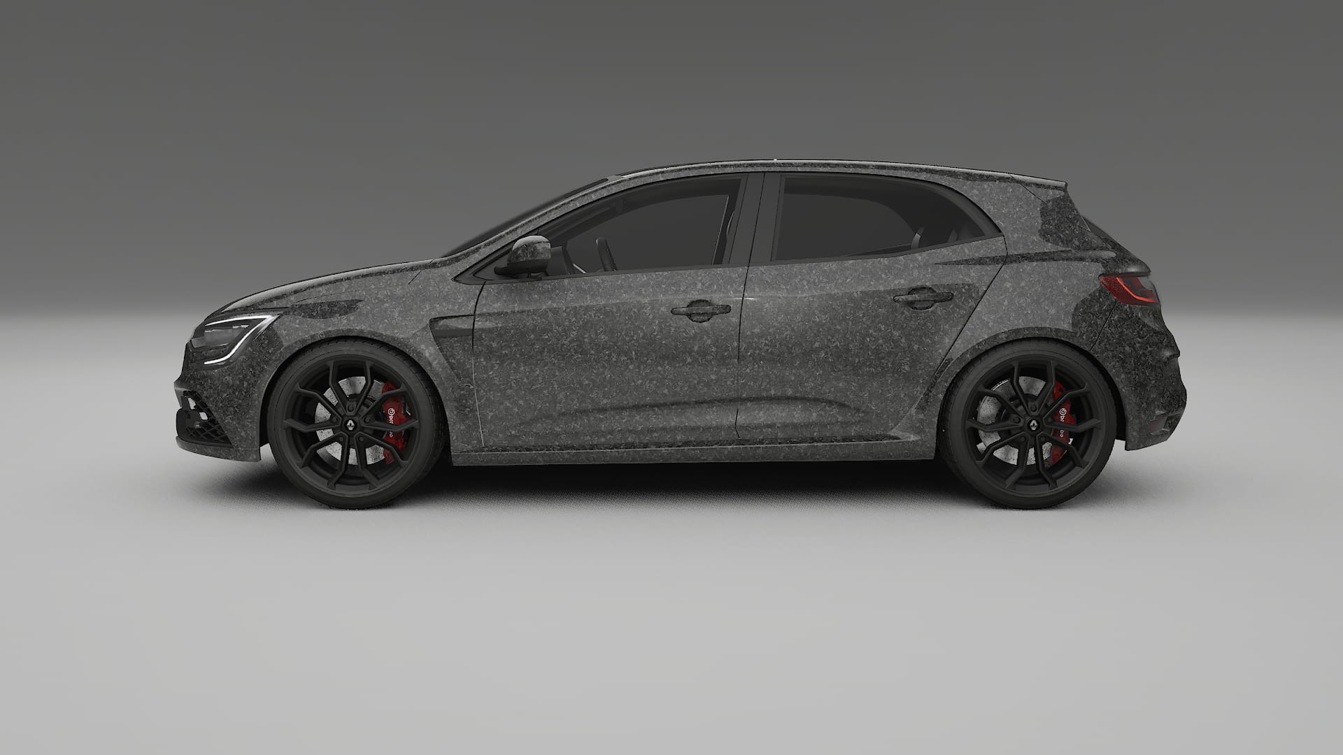 Renault Megane RS IV Film de Protecție pentru Vopsea TPU | FORGED S PPF cu Schimbare de Culoare – Kit Complet Predecupat