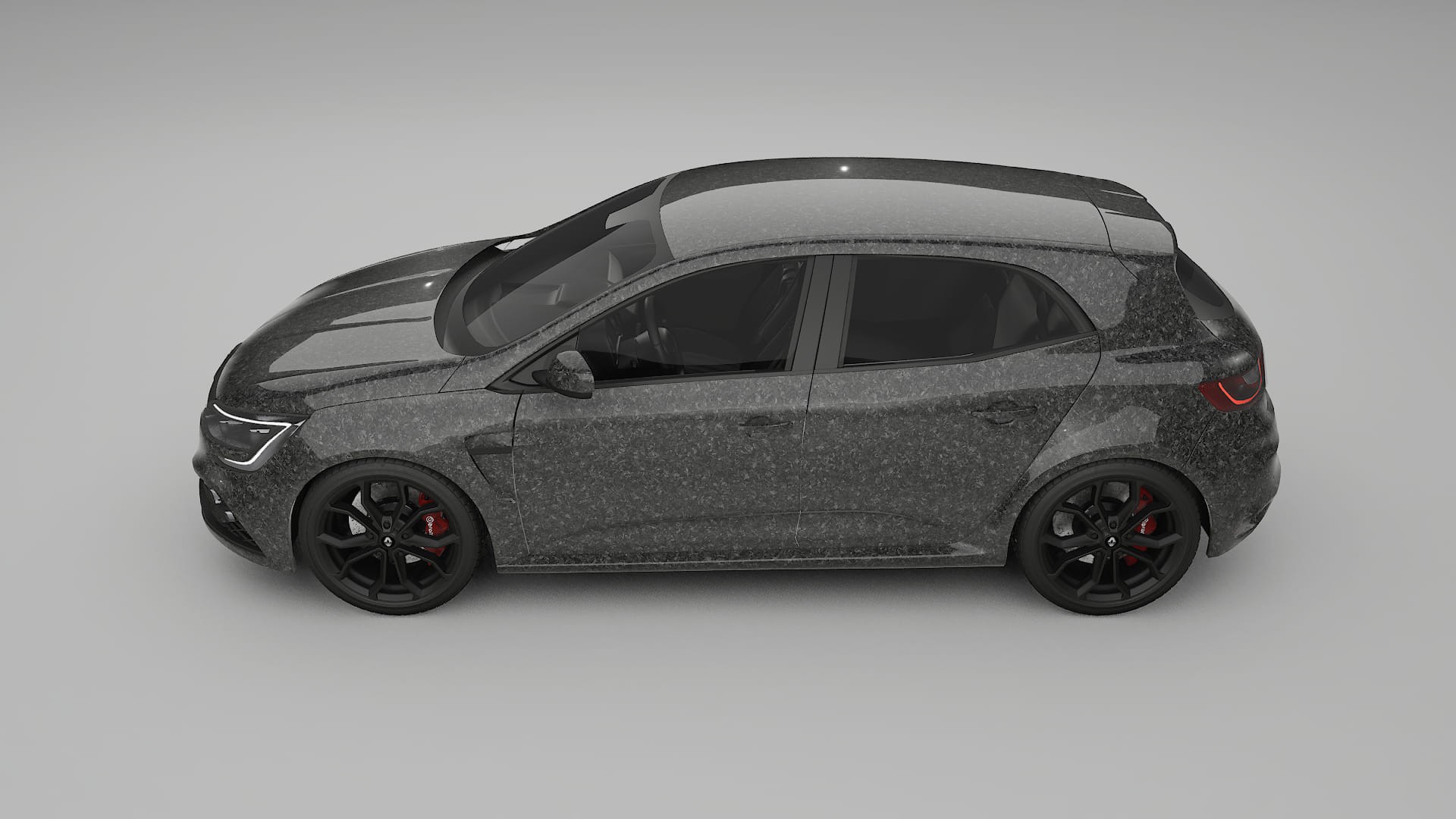 Renault Megane RS IV Film de Protecție pentru Vopsea TPU | FORGED S PPF cu Schimbare de Culoare – Kit Complet Predecupat