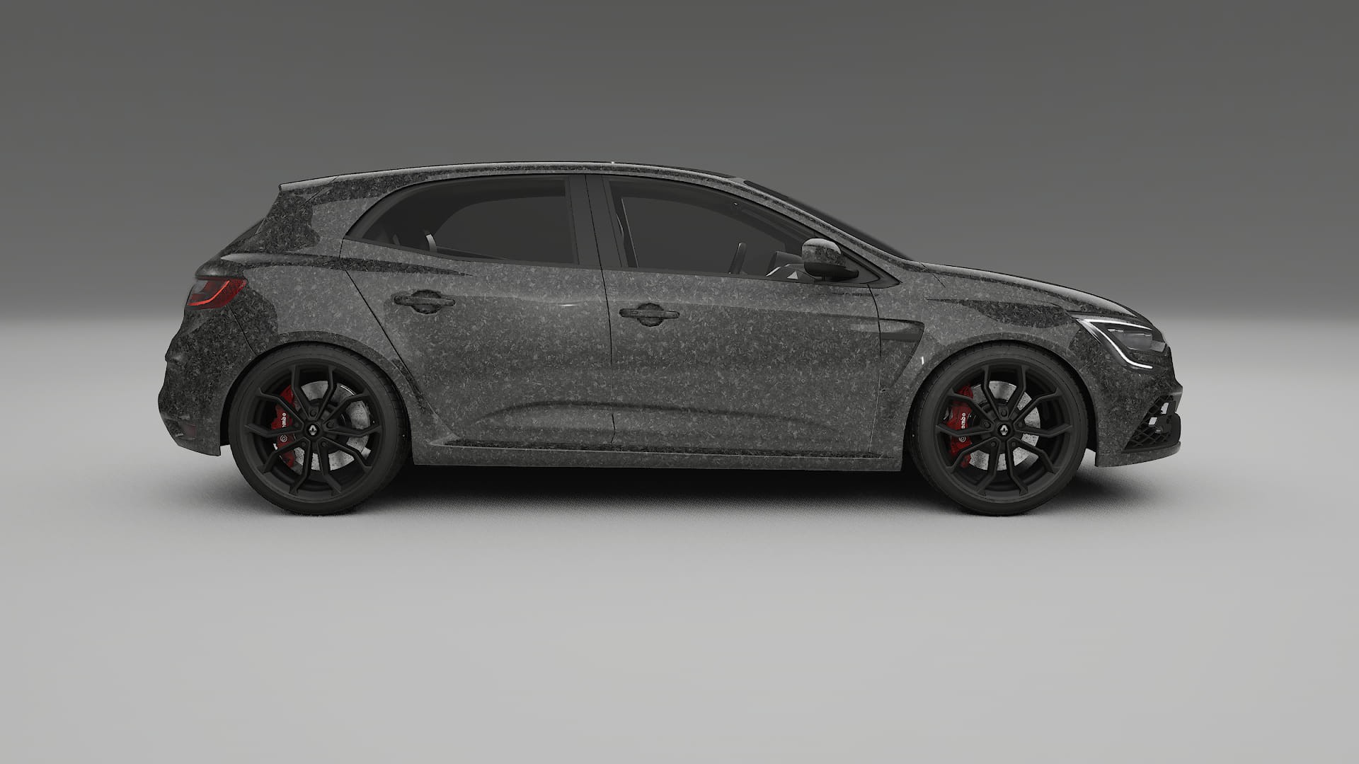 Renault Megane RS IV Film de Protecție pentru Vopsea TPU | FORGED S PPF cu Schimbare de Culoare – Kit Complet Predecupat