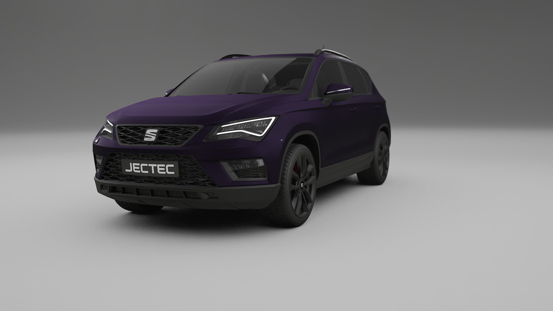Seat Ateca KH7 Film de Protecție pentru Vopsea TPU | VIOLET PPF cu Schimbare de Culoare – Kit Complet Predecupat