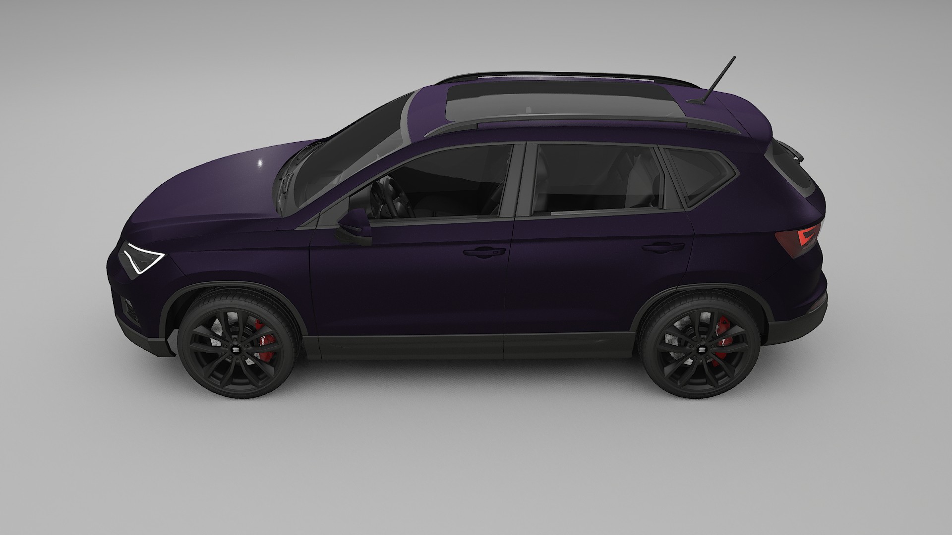 Seat Ateca KH7 Film de Protecție pentru Vopsea TPU | VIOLET PPF cu Schimbare de Culoare – Kit Complet Predecupat
