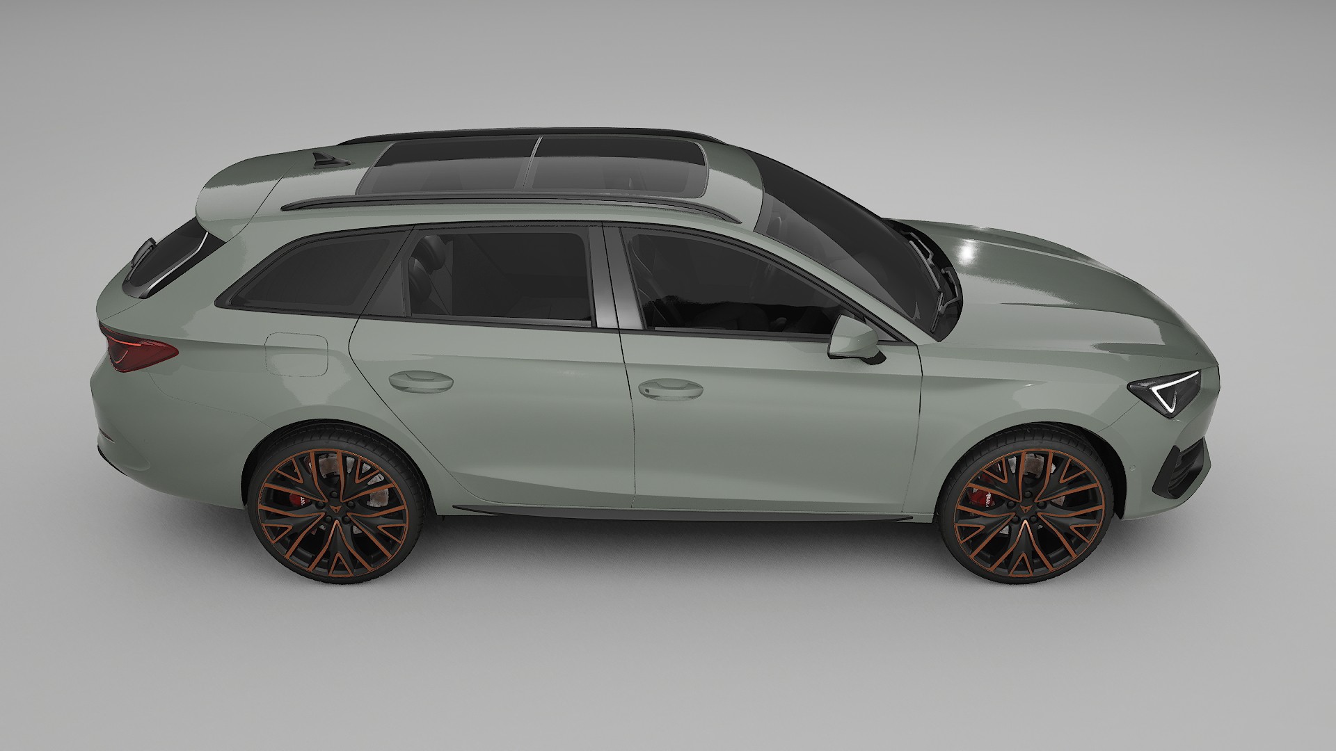 Seat Leon Cupra KL Film de Protecție pentru Vopsea TPU | SLATE PPF cu Schimbare de Culoare – Kit Complet Predecupat