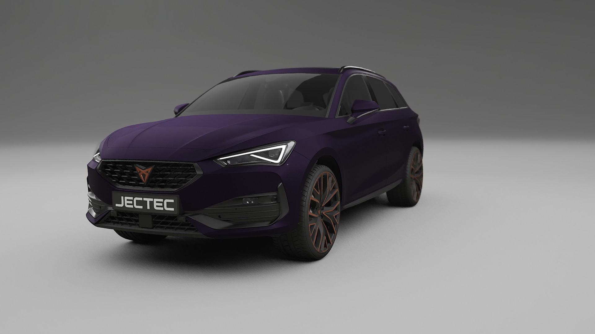 Seat Leon Cupra KL Film de Protecție pentru Vopsea TPU | VIOLET PPF cu Schimbare de Culoare – Kit Complet Predecupat