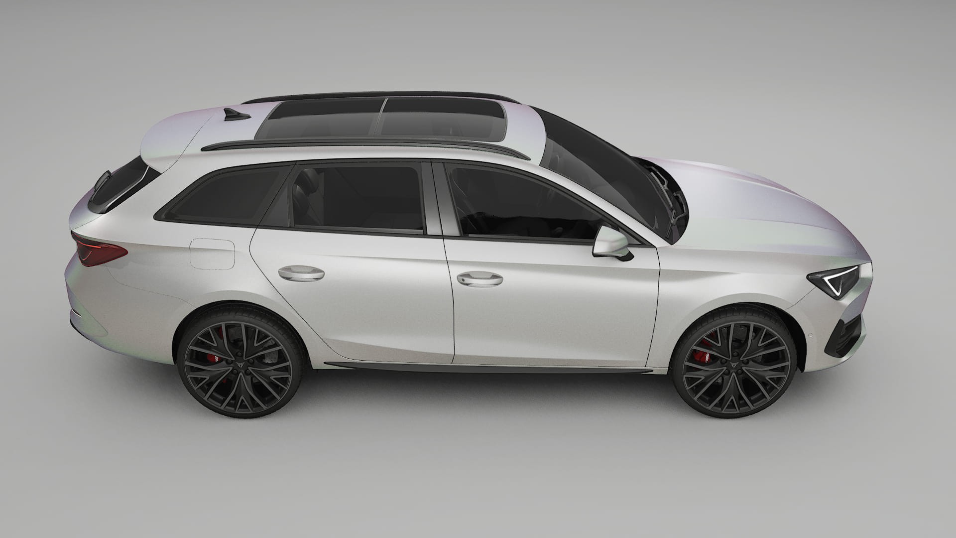 Seat Leon Cupra KL Film de Protecție pentru Vopsea TPU | NEBULA PPF cu Schimbare de Culoare – Kit Complet Predecupat