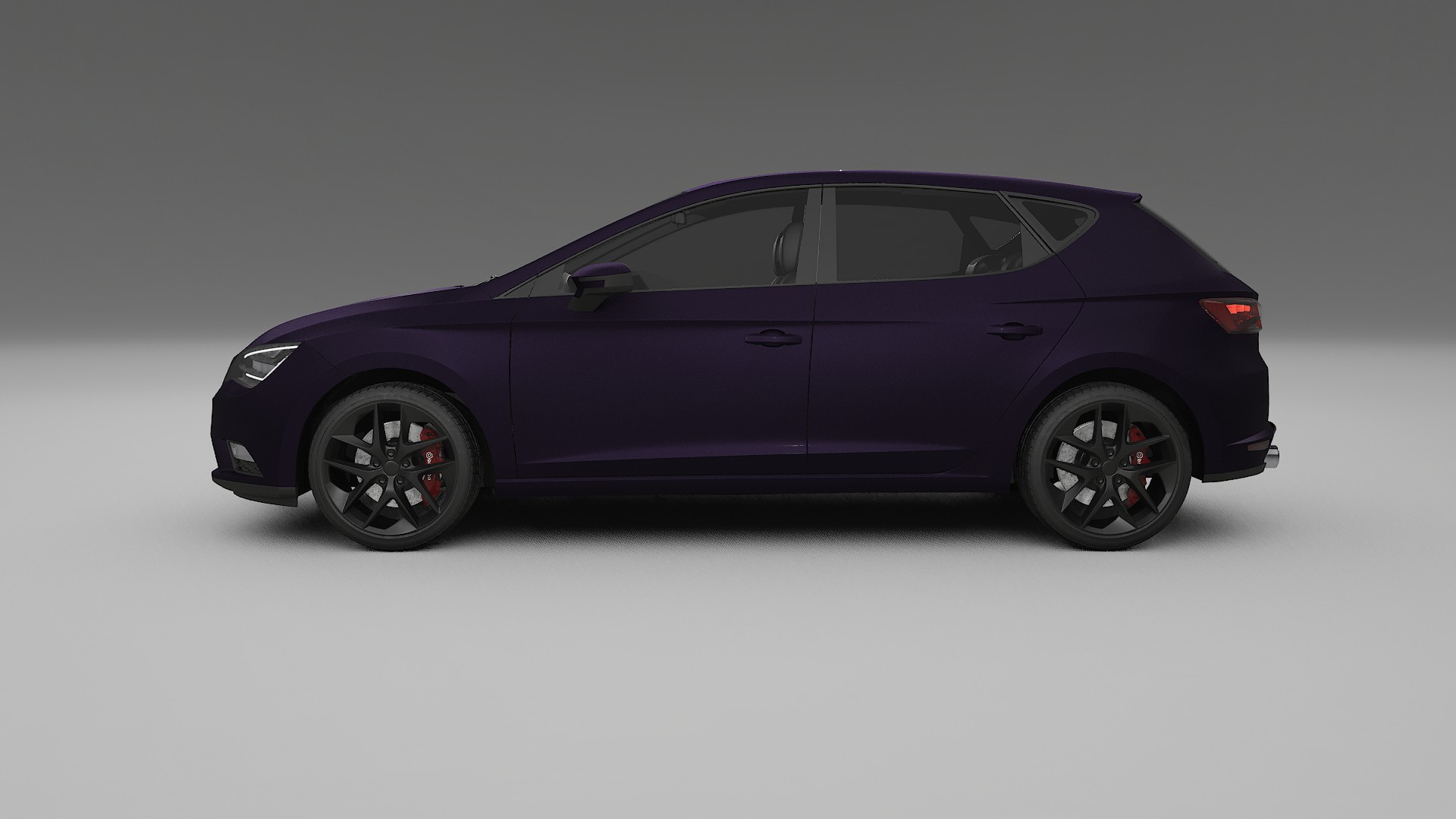 Seat Leon FR 5F Film de Protecție pentru Vopsea TPU | VIOLET PPF cu Schimbare de Culoare – Kit Complet Predecupat