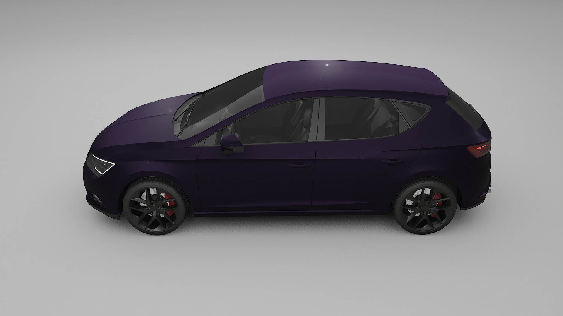 Seat Leon FR 5F Film de Protecție pentru Vopsea TPU | VIOLET PPF cu Schimbare de Culoare – Kit Complet Predecupat