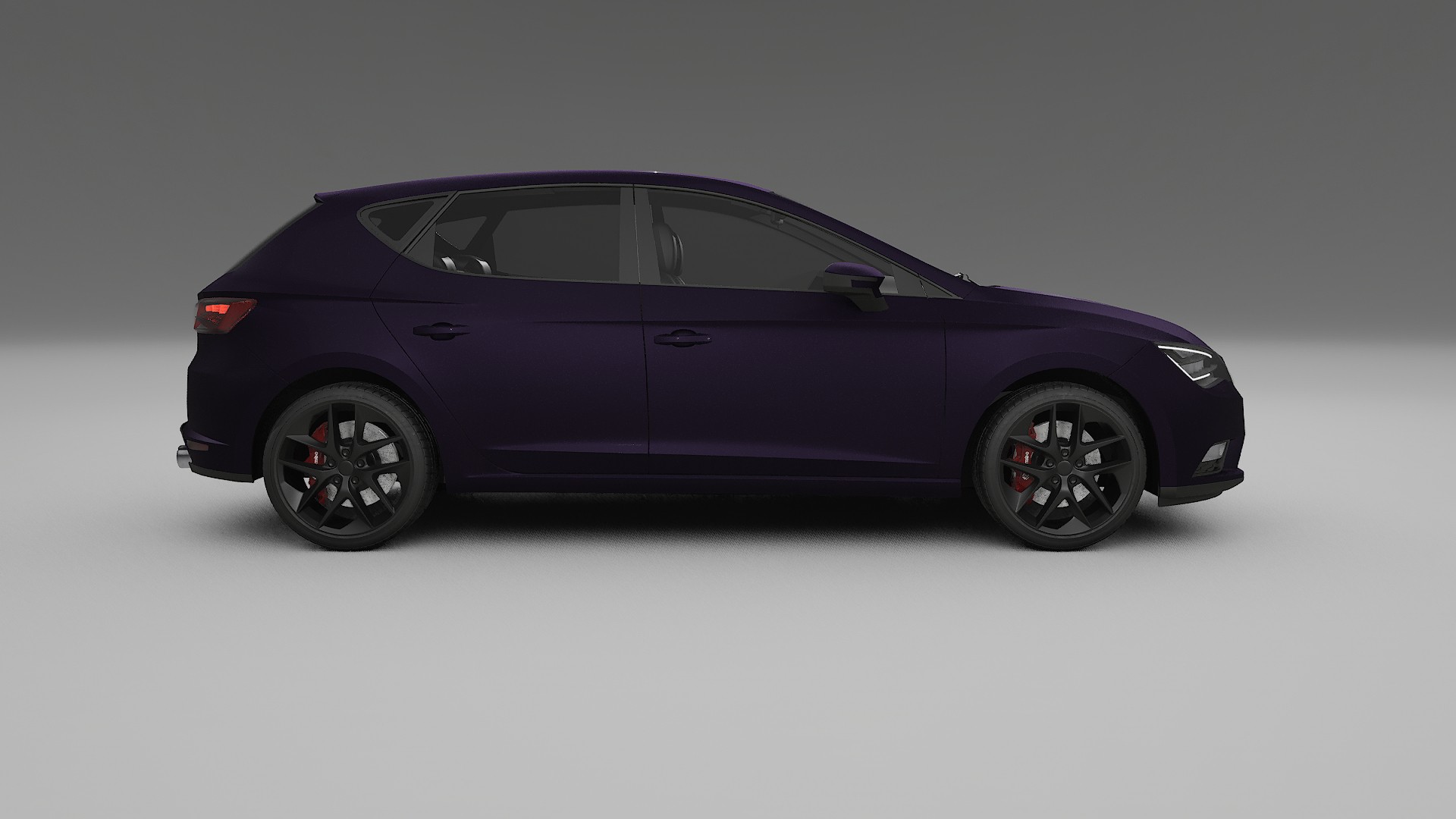 Seat Leon FR 5F Film de Protecție pentru Vopsea TPU | VIOLET PPF cu Schimbare de Culoare – Kit Complet Predecupat