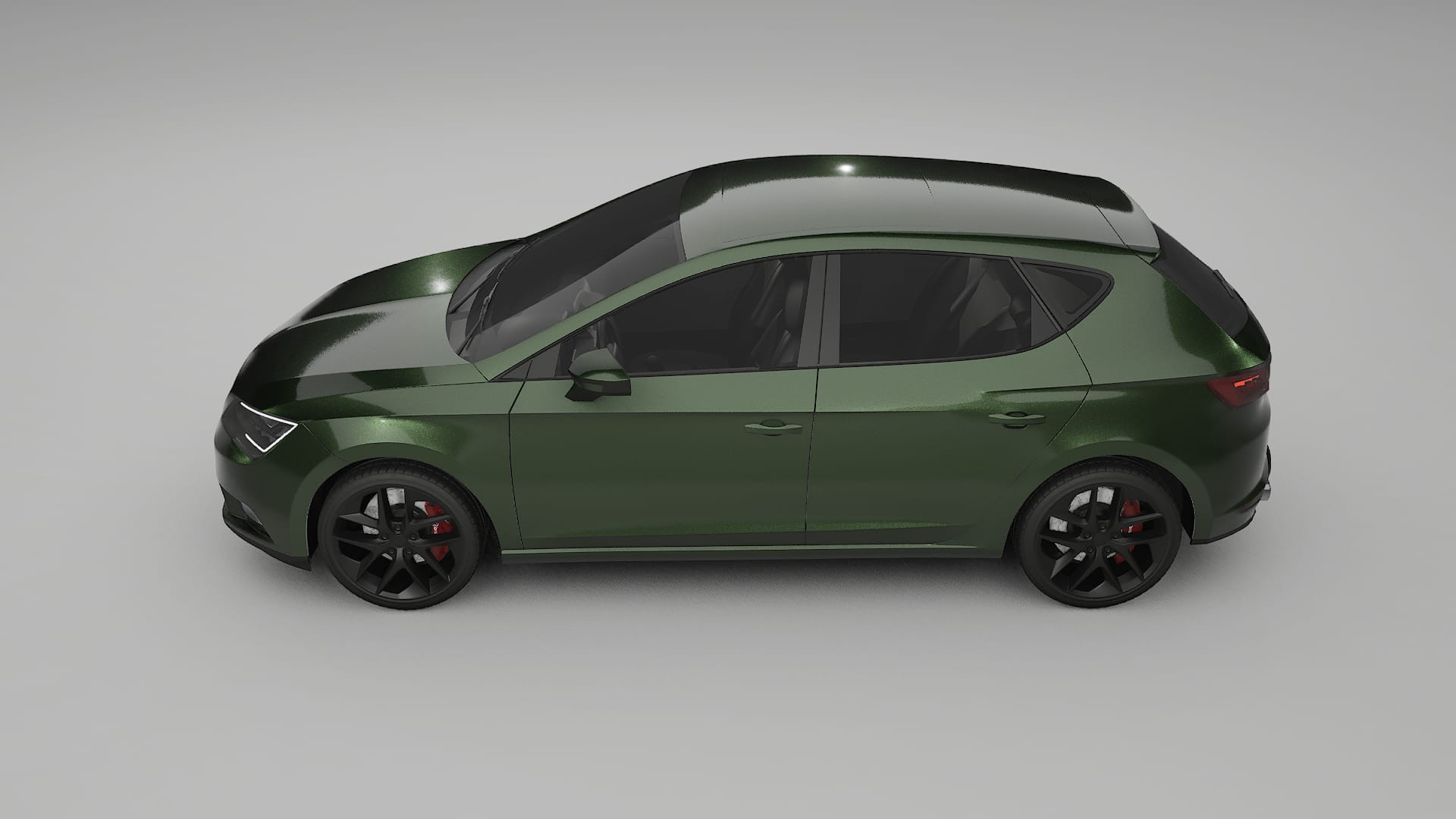 Seat Leon FR 5F Film de Protecție pentru Vopsea TPU | LAGOON PPF cu Schimbare de Culoare – Kit Complet Predecupat