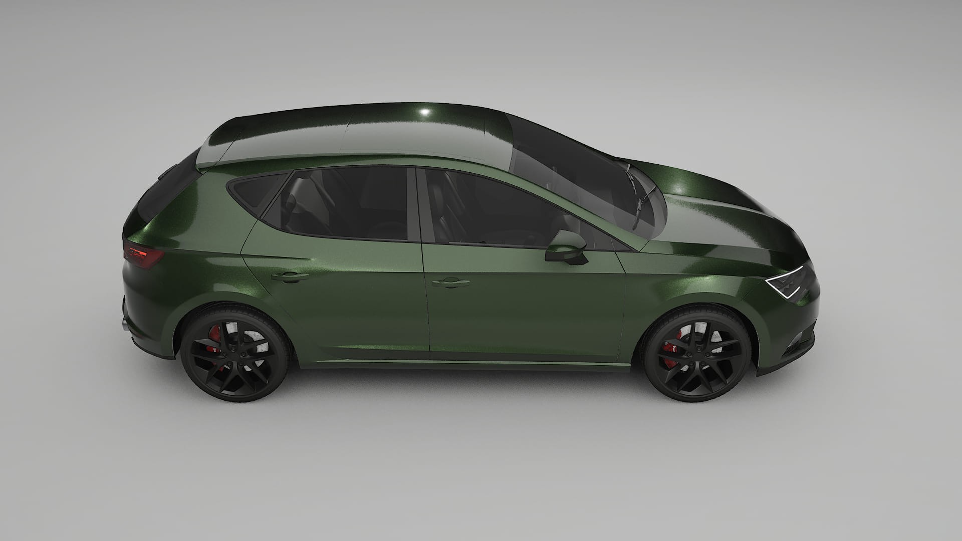 Seat Leon FR 5F Film de Protecție pentru Vopsea TPU | LAGOON PPF cu Schimbare de Culoare – Kit Complet Predecupat