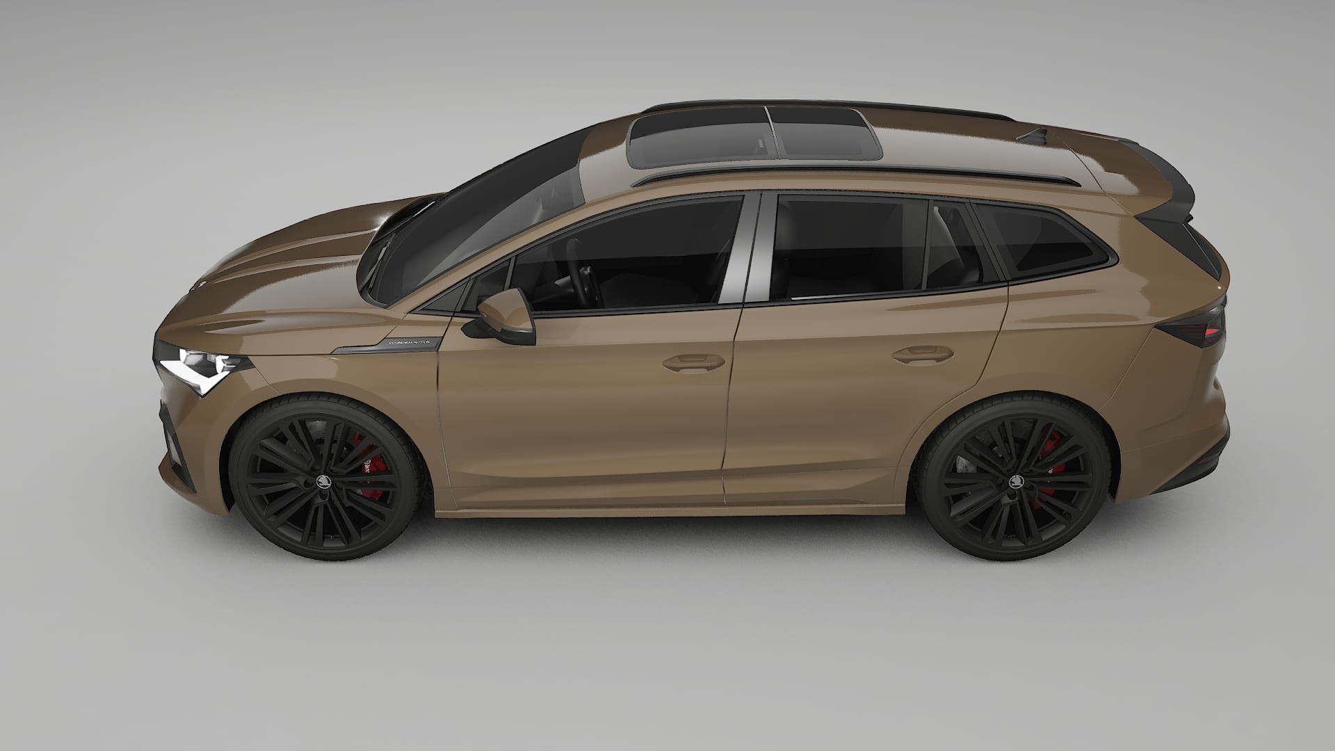 Škoda Enyaq MEB Film de Protecție pentru Vopsea TPU | SAHARA PPF cu Schimbare de Culoare – Kit Complet Predecupat