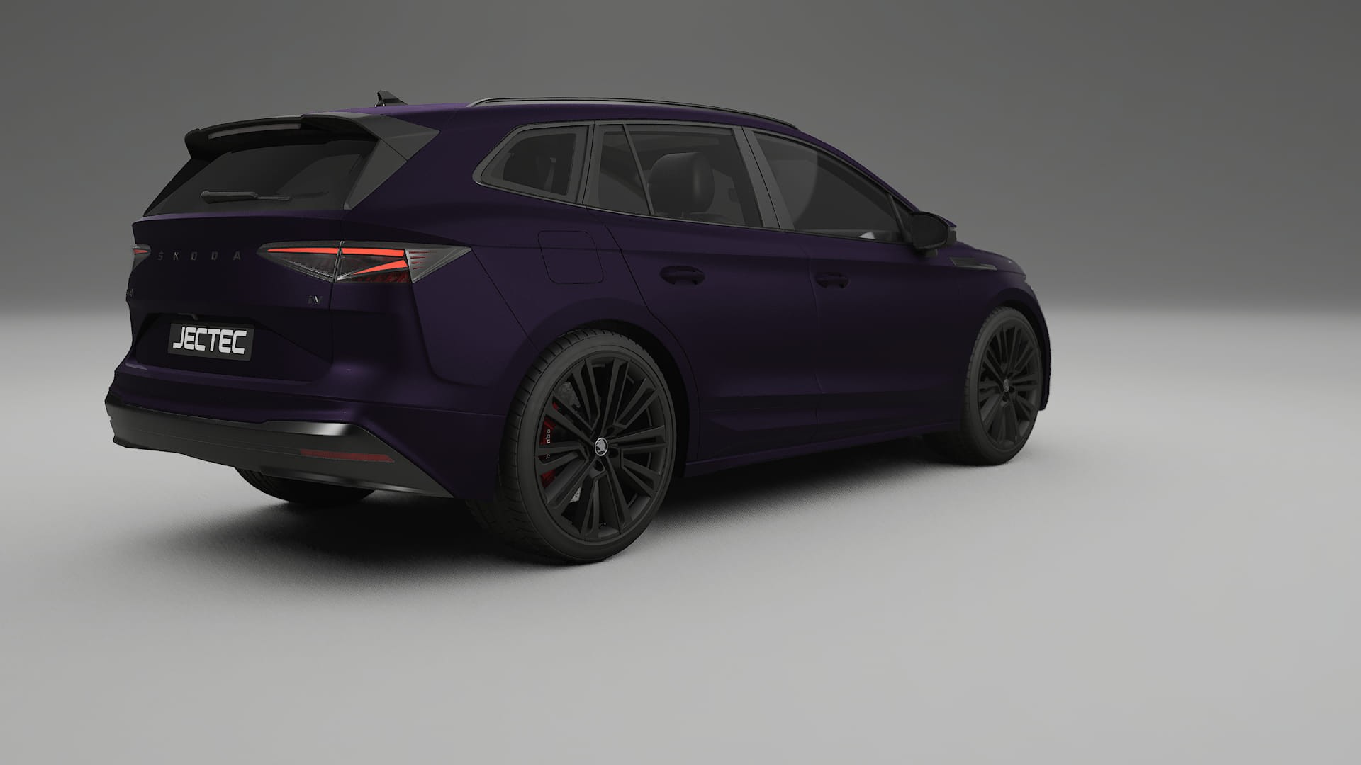 Škoda Enyaq MEB Film de Protecție pentru Vopsea TPU | VIOLET PPF cu Schimbare de Culoare – Kit Complet Predecupat