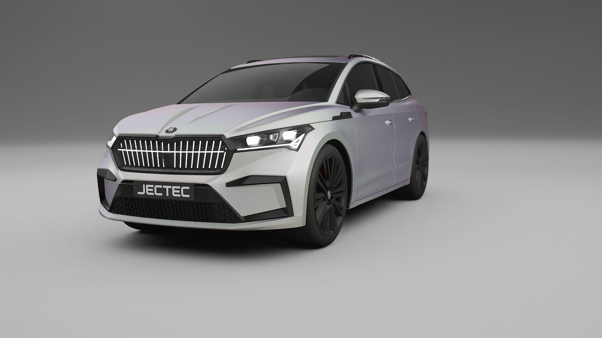 Škoda Enyaq MEB Film de Protecție pentru Vopsea TPU | NEBULA PPF cu Schimbare de Culoare – Kit Complet Predecupat