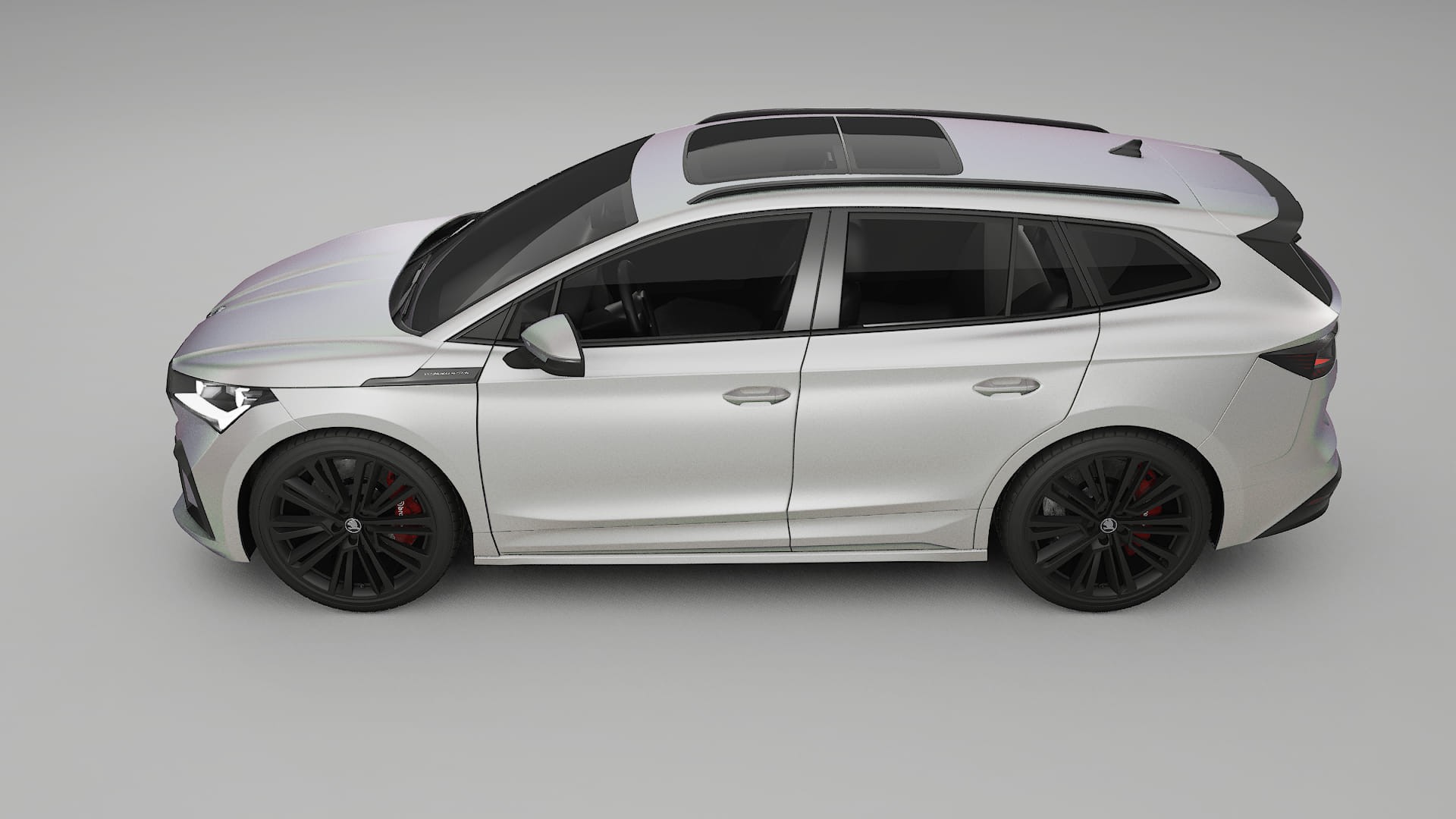 Škoda Enyaq MEB Film de Protecție pentru Vopsea TPU | NEBULA PPF cu Schimbare de Culoare – Kit Complet Predecupat