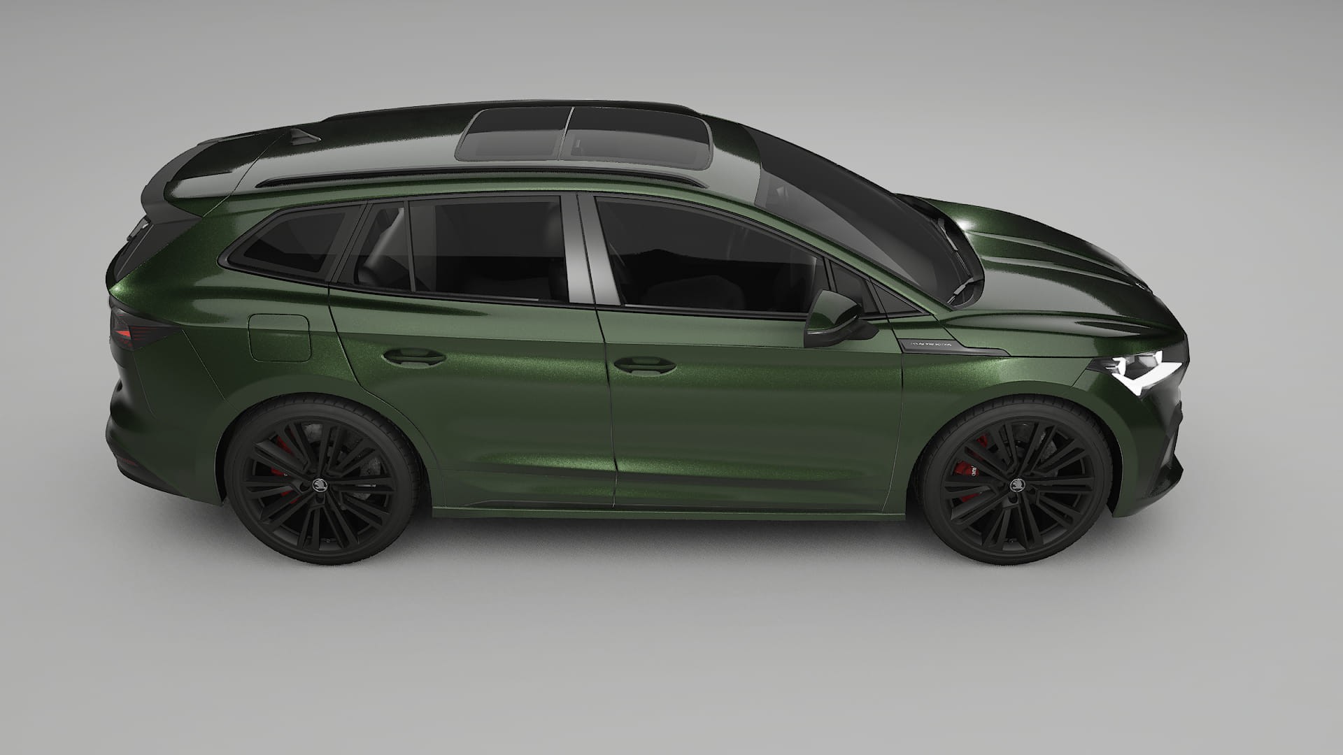 Škoda Enyaq MEB Film de Protecție pentru Vopsea TPU | LAGOON PPF cu Schimbare de Culoare – Kit Complet Predecupat