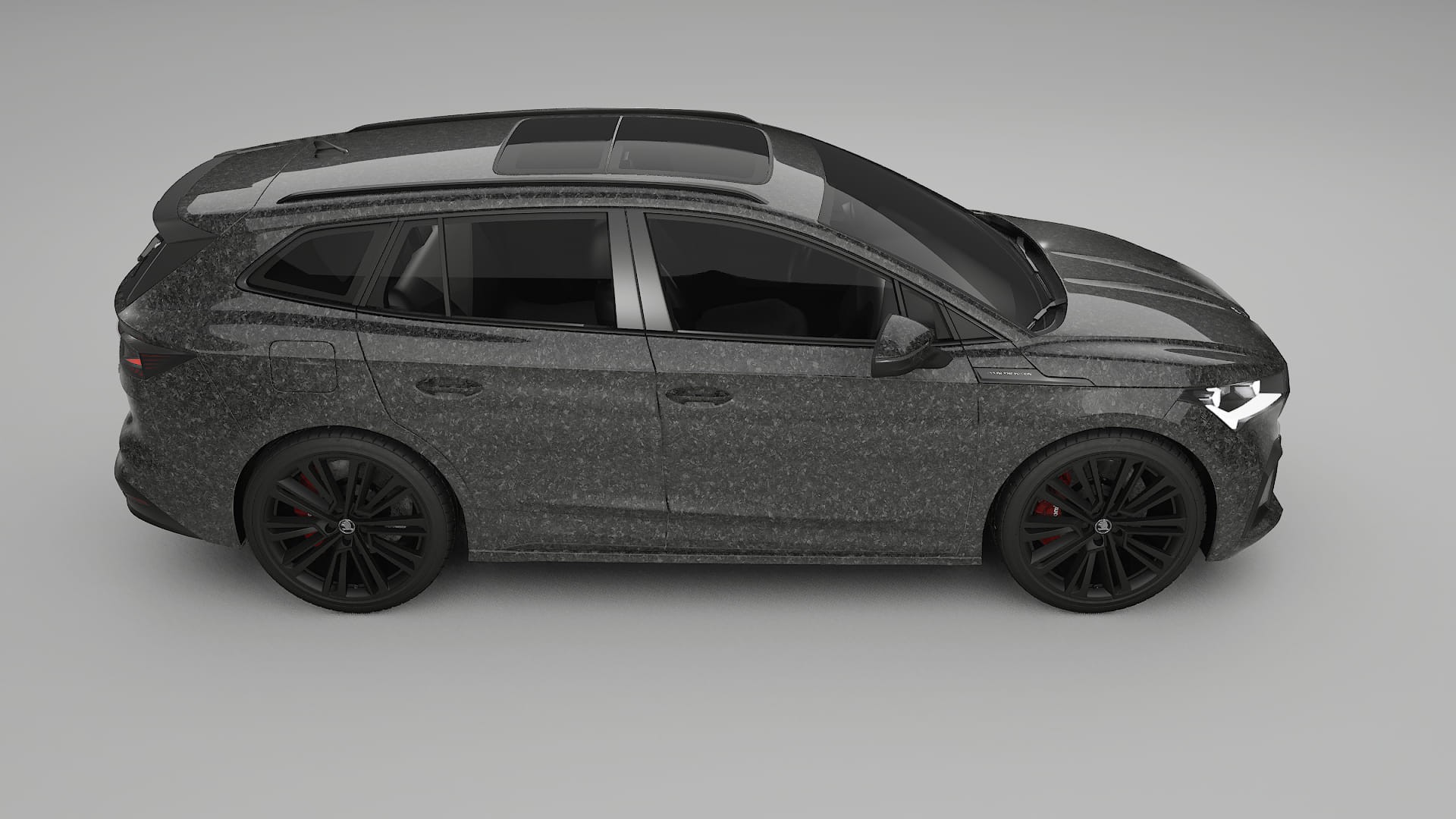 Škoda Enyaq MEB Film de Protecție pentru Vopsea TPU | FORGED S PPF cu Schimbare de Culoare – Kit Complet Predecupat